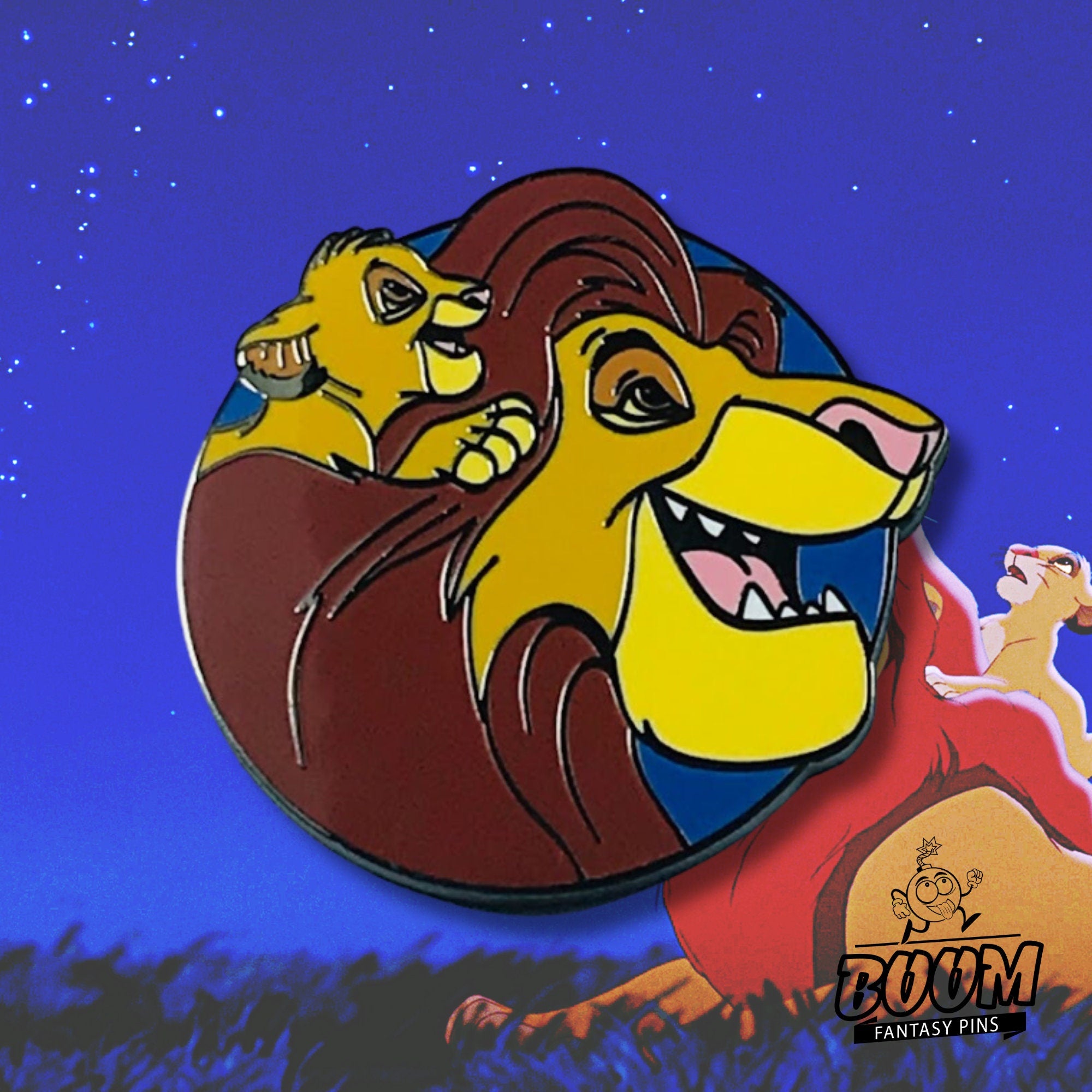 Pin – Mufasa y Simba de El Rey León – Disney Fantasy
