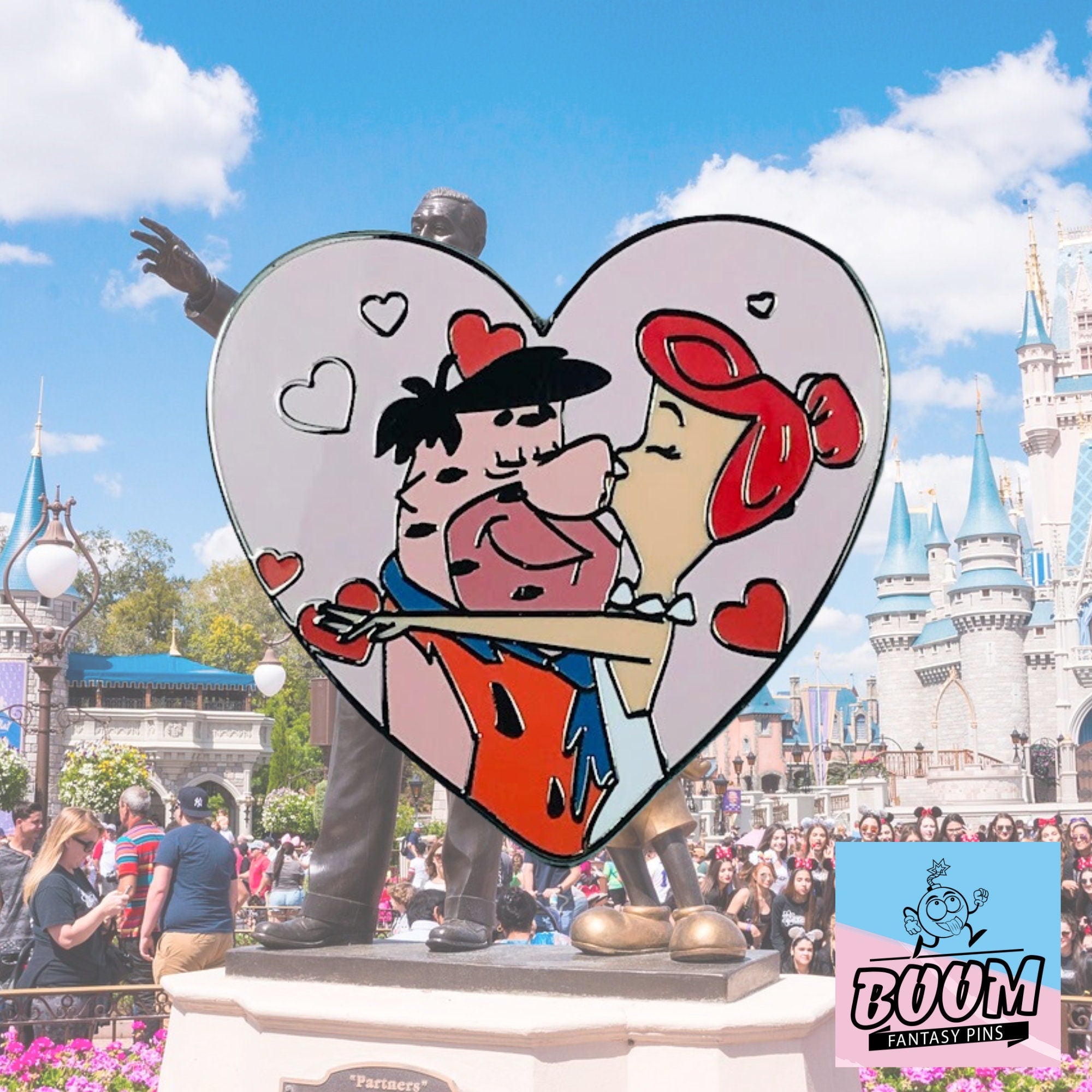 Pin – Pedro Picapiedra y Vilma Picapiedra de Los Picapiedra – Disney Fantasy