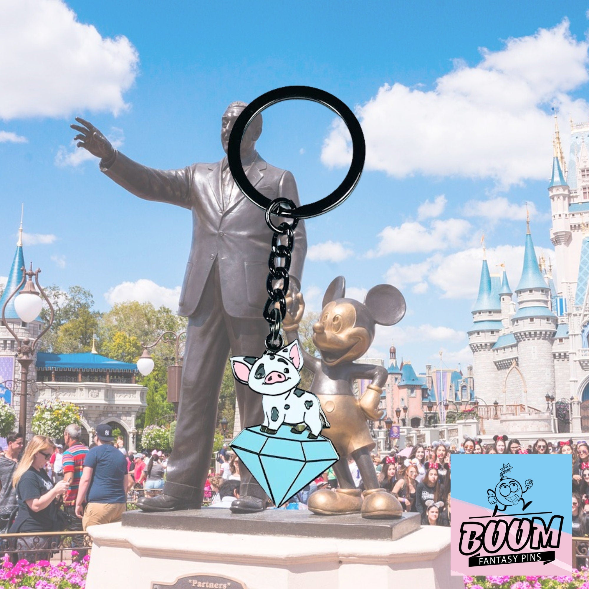 Llavero – Pua de Moana – Disney Fantasy