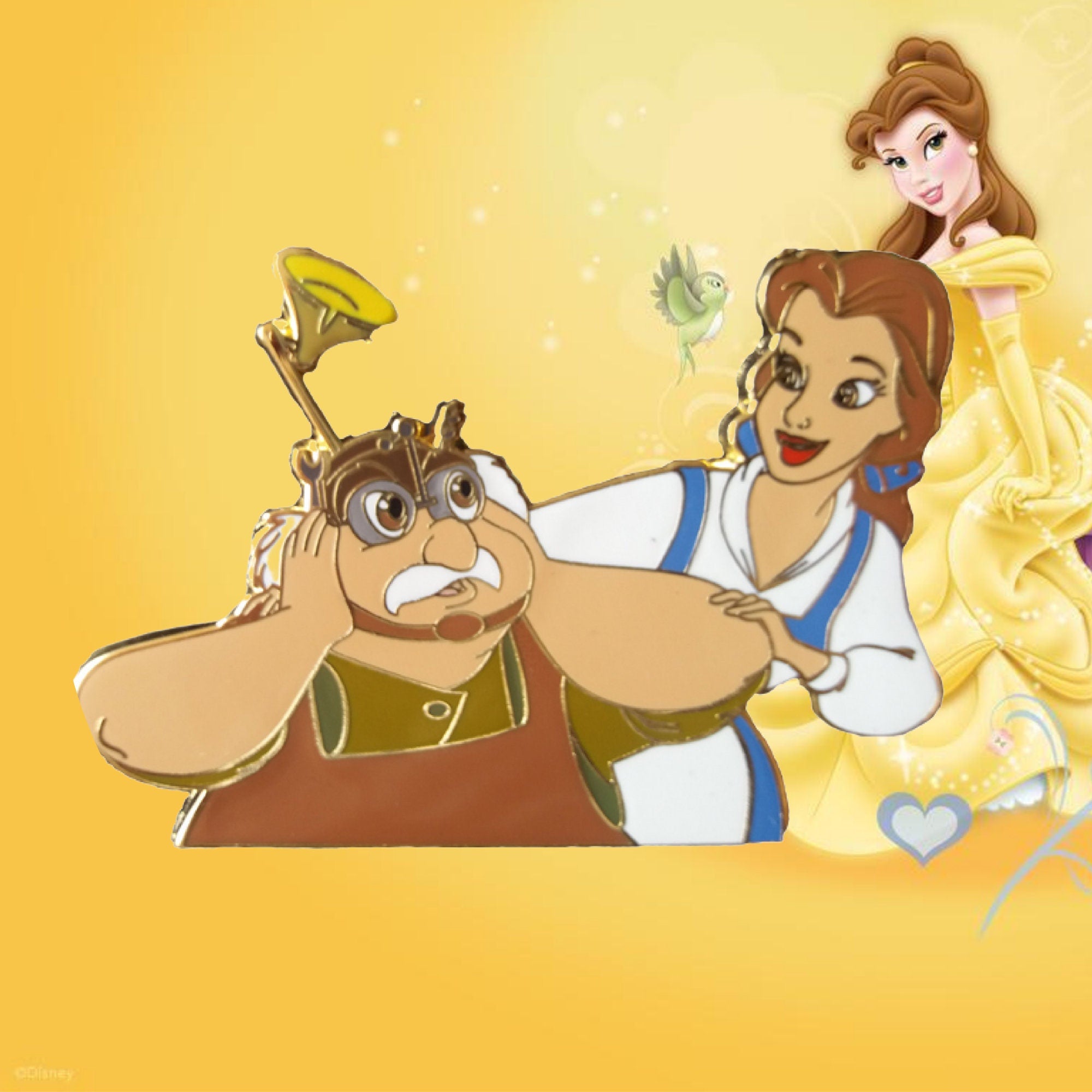 Pin's – Belle et Maurice de La Belle et la Bête – Disney Fantasy