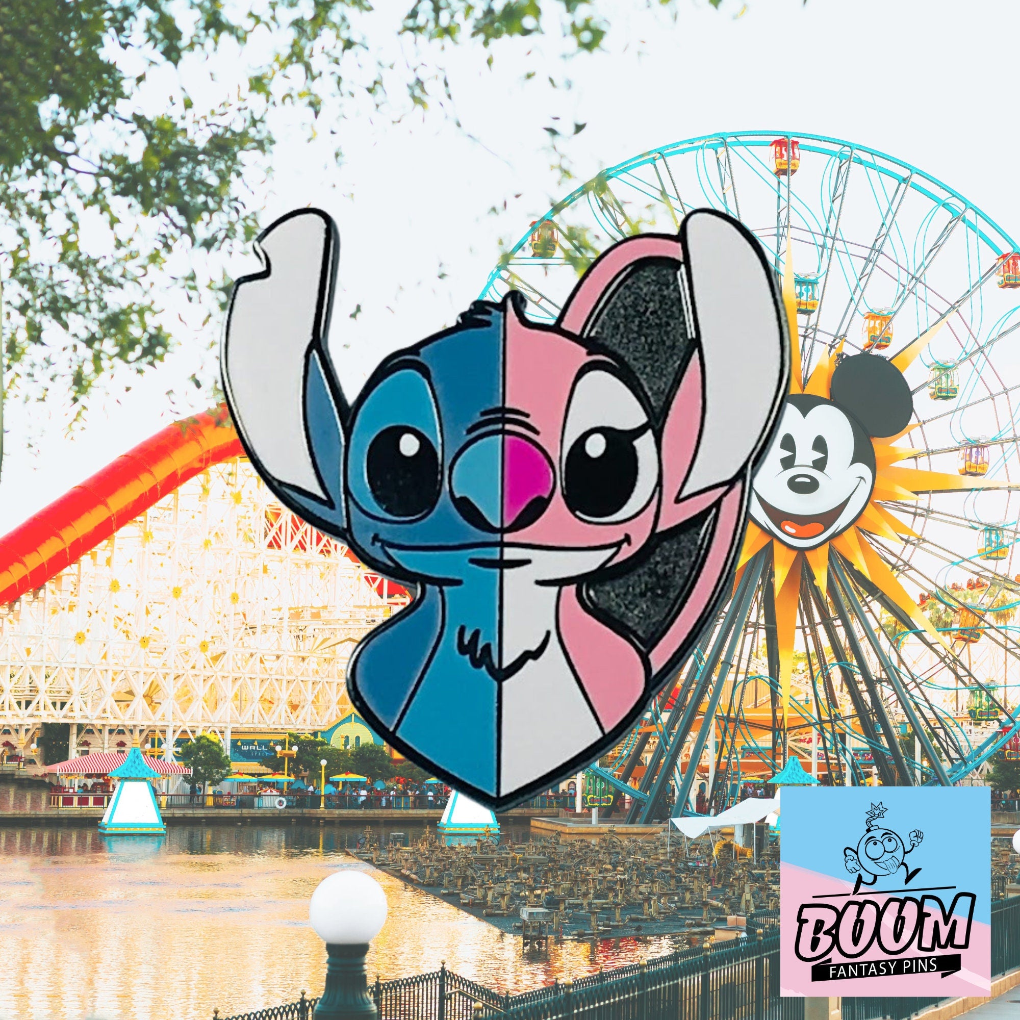 Pin – Stitch y Ángel de Lilo y Stitch – Disney Fantasy