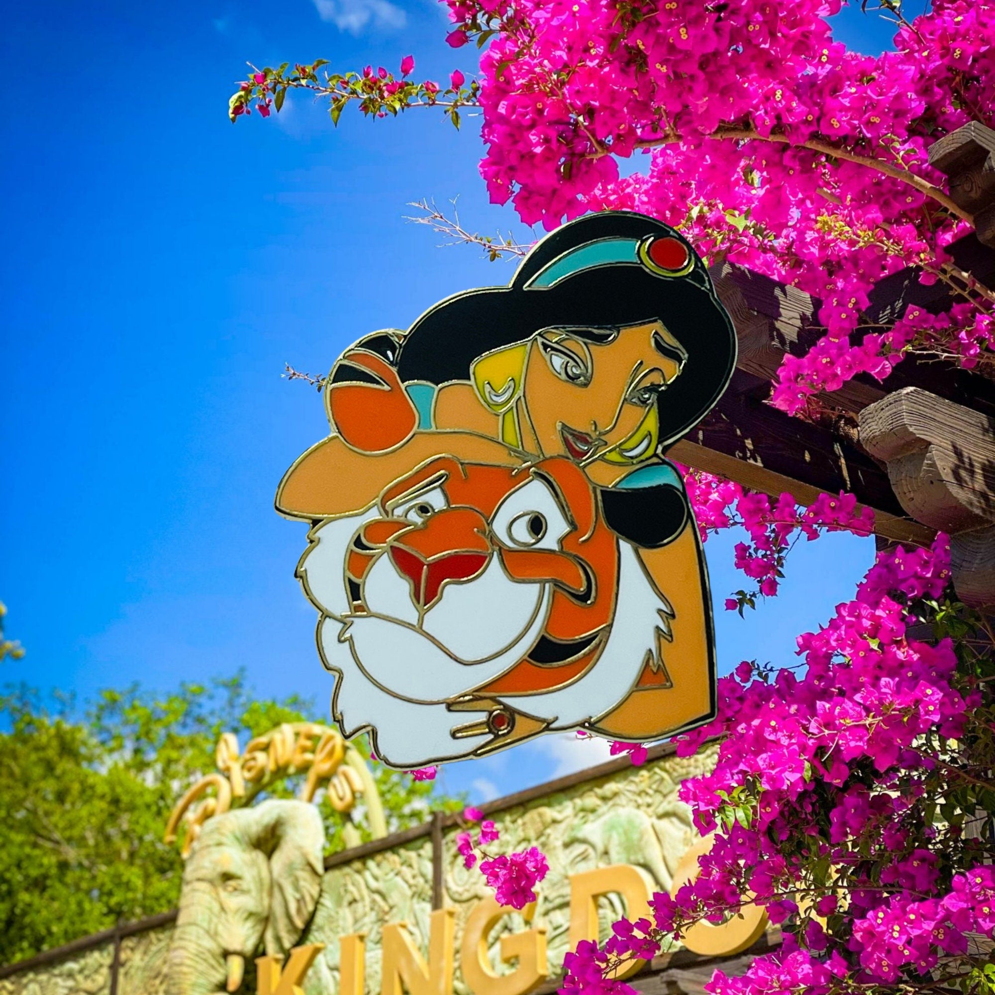 Pin – Rajah y la Princesa Jasmine de Aladdin – Disney Fantasy