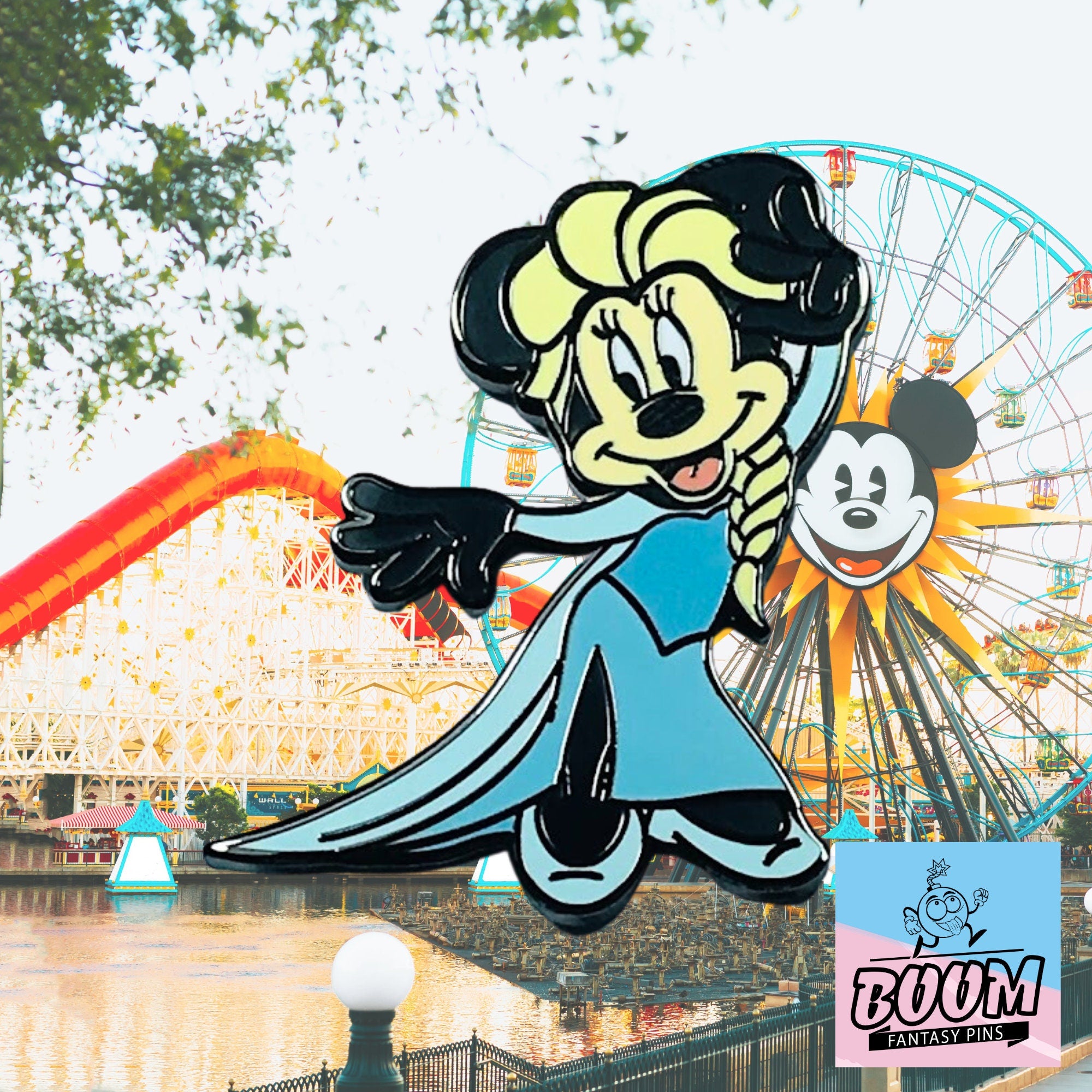 Pin – Minnie Mouse como Elsa de Frozen – Disney Fantasy