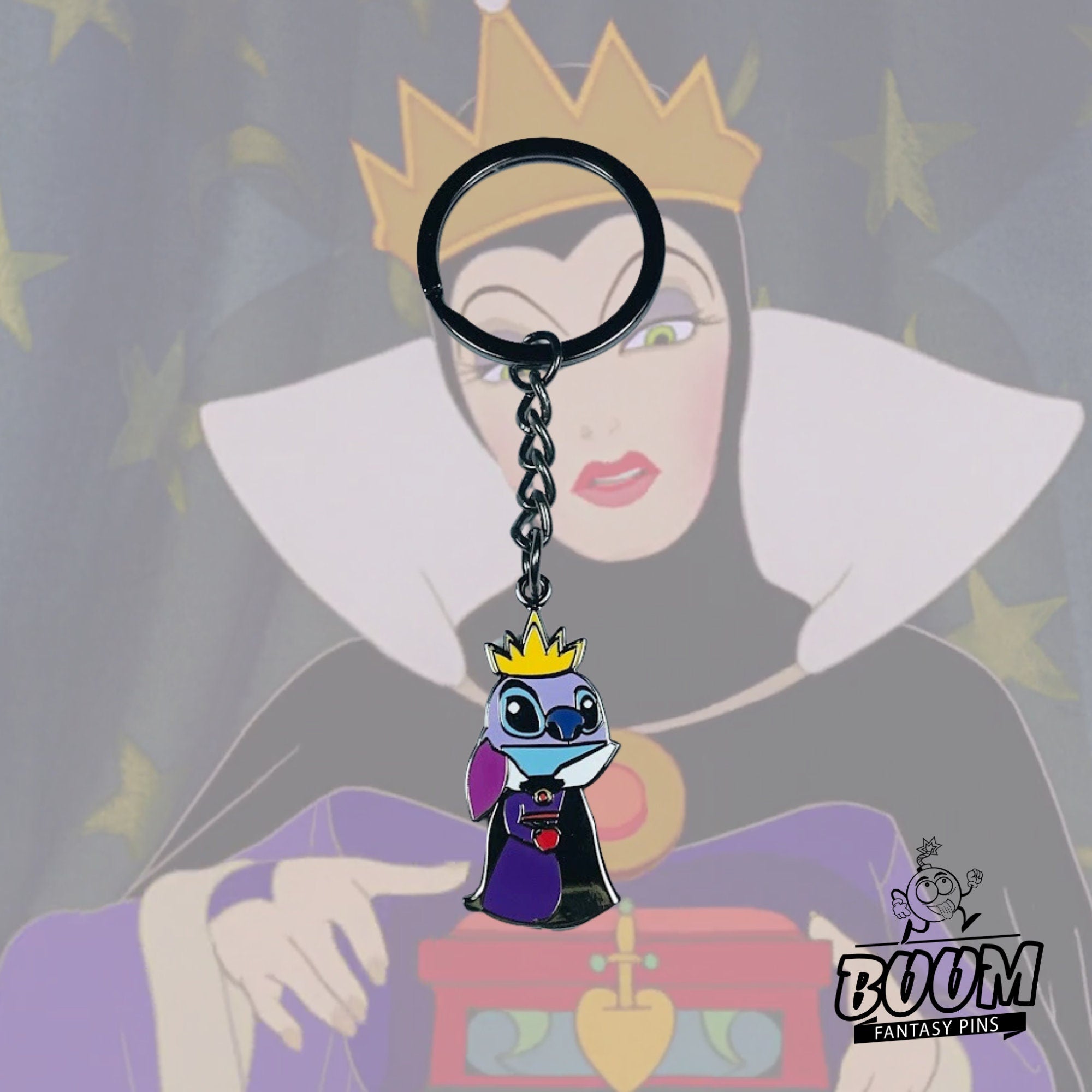 Llavero – Experimento 626 Stitch como la Reina Malvada de Lilo &amp; Stitch – Disney Fantasy