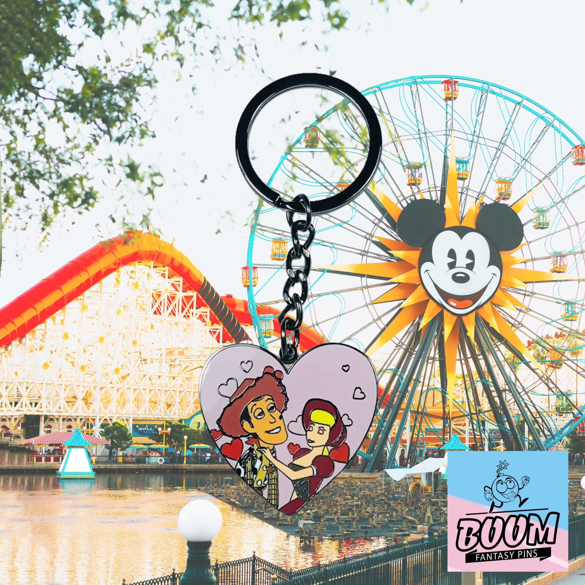 Llavero – Woody y Bo Peep de Toy Story – Disney Fantasy