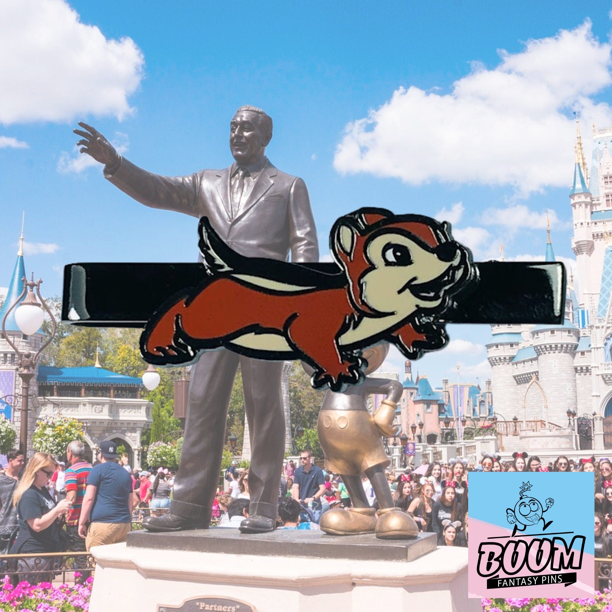 Pinza de corbata – Chip y Dale de Bambi – Disney Fantasy