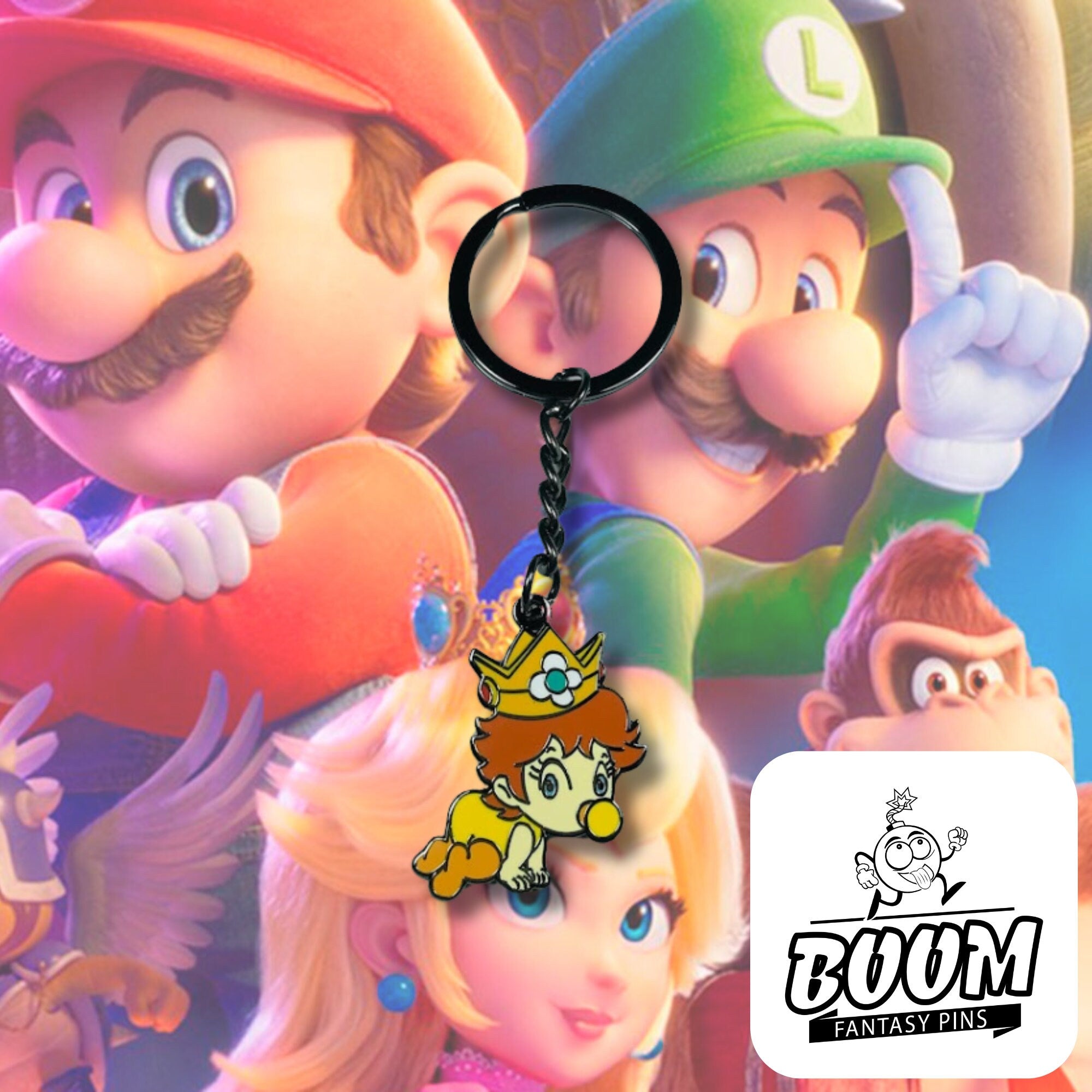 Keychain – Princess Daisy from Super Mario Bros – Disney Fantasy