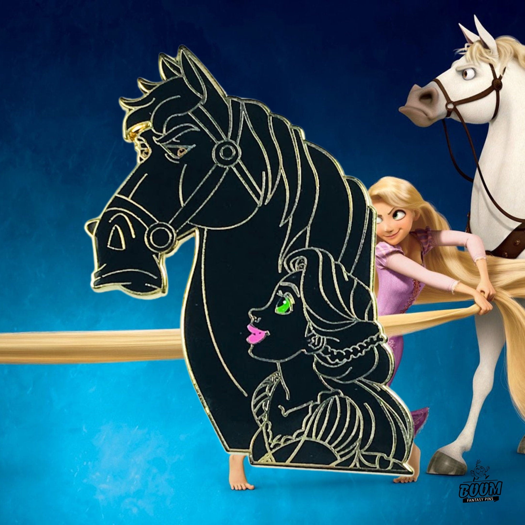 Pin's – Raiponce et Maximus du film Raiponce – Disney Fantasy