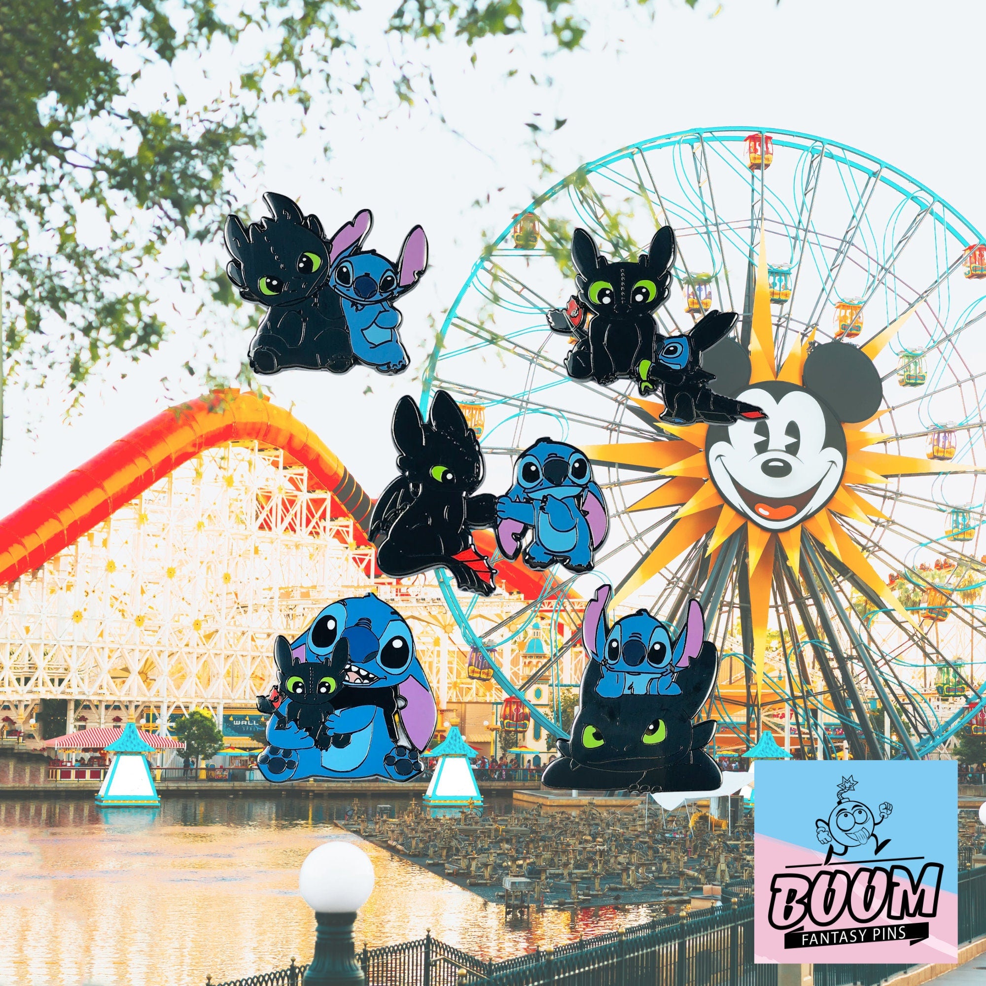 Pin – Stitch y Desdentao de Lilo y Stitch – Disney Fantasy