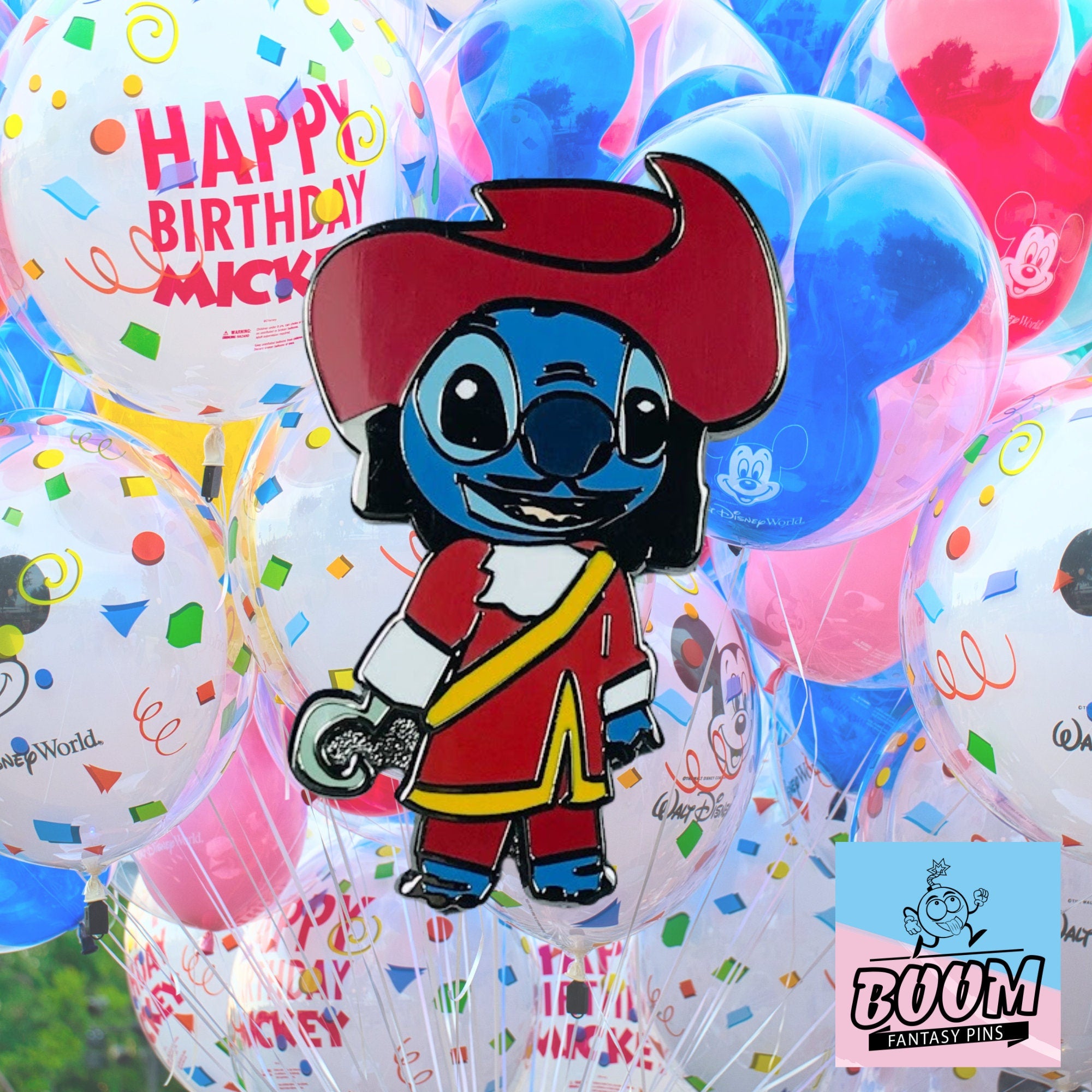 Pin – Stitch como el Capitán Garfio de Lilo y Stitch – Disney Fantasy