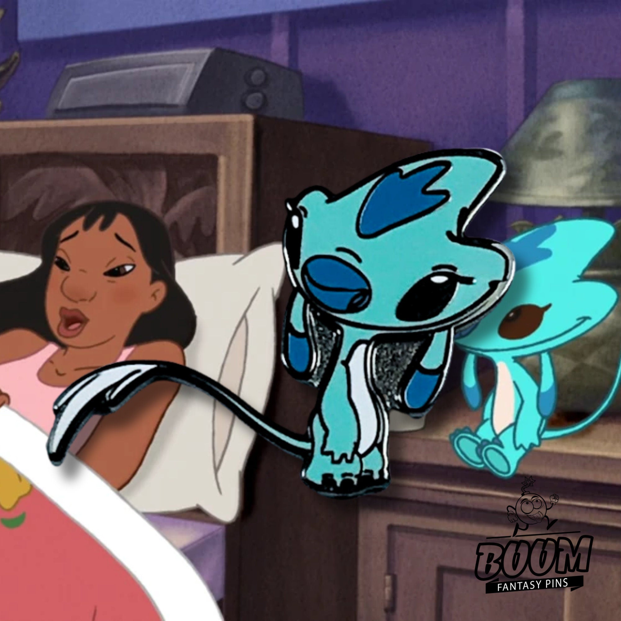 Pin – Bella y Experimento 248 de Lilo y Stitch – Disney Fantasy