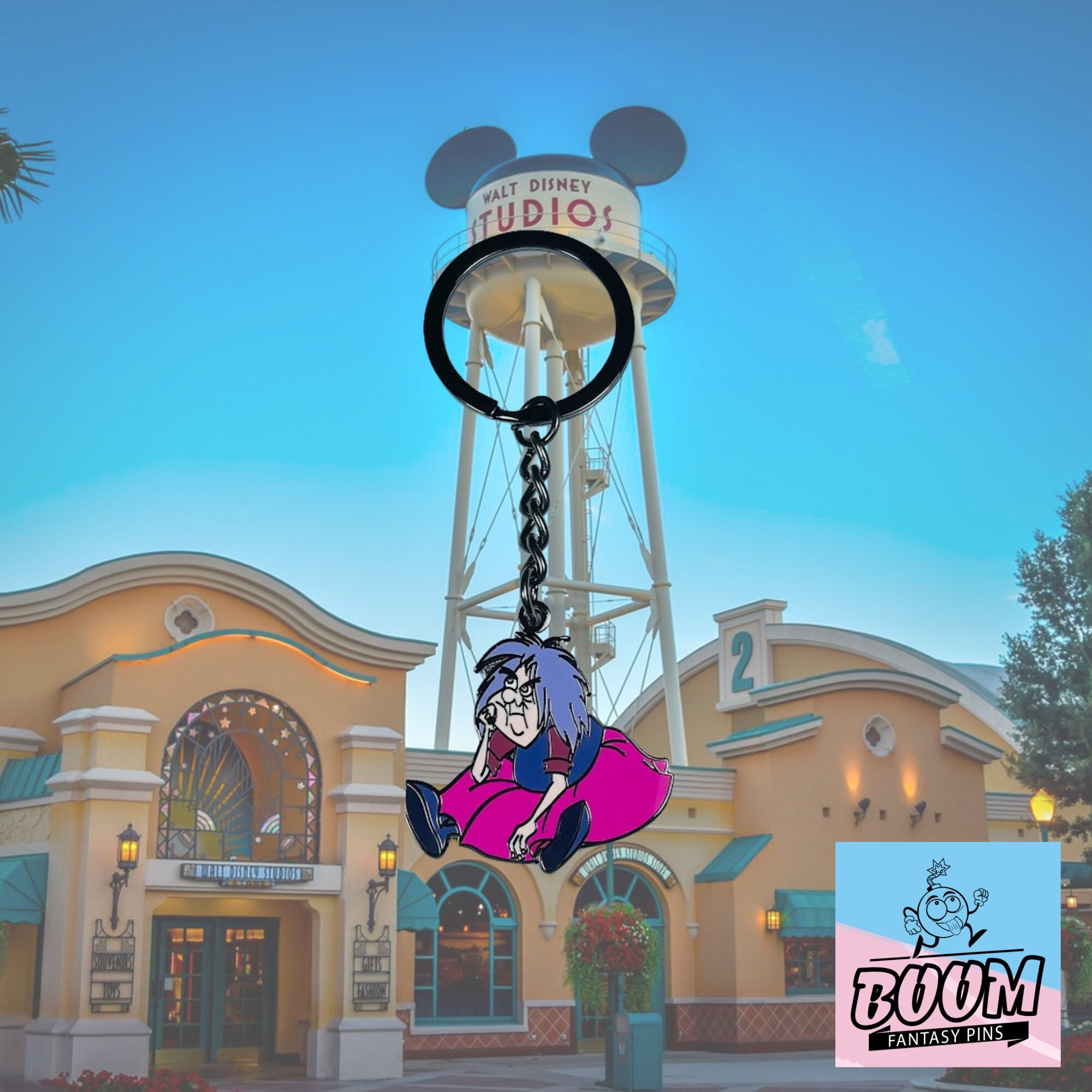 Porte-clés – Madame Mim du film Merlin l'Enchanteur – Disney Fantasy