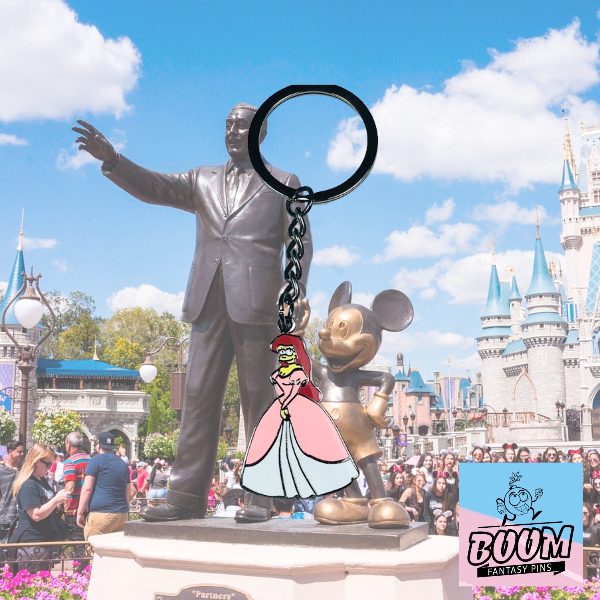 Porte-clés – Lisa Simpson des Simpson (Disney Fantasy)