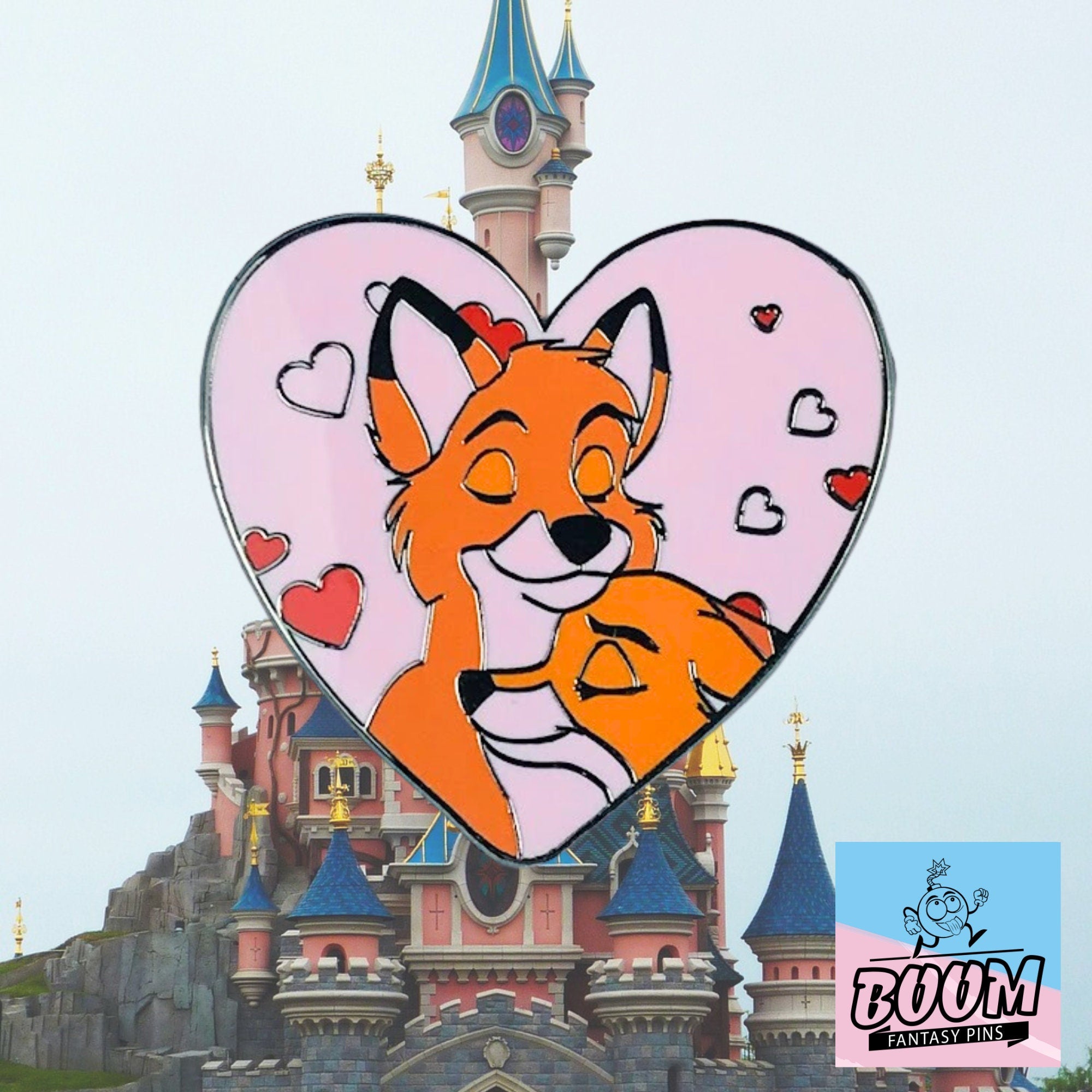 Pin's – Vixey et Tod du film Rox et Rouky de Disney Fantasy