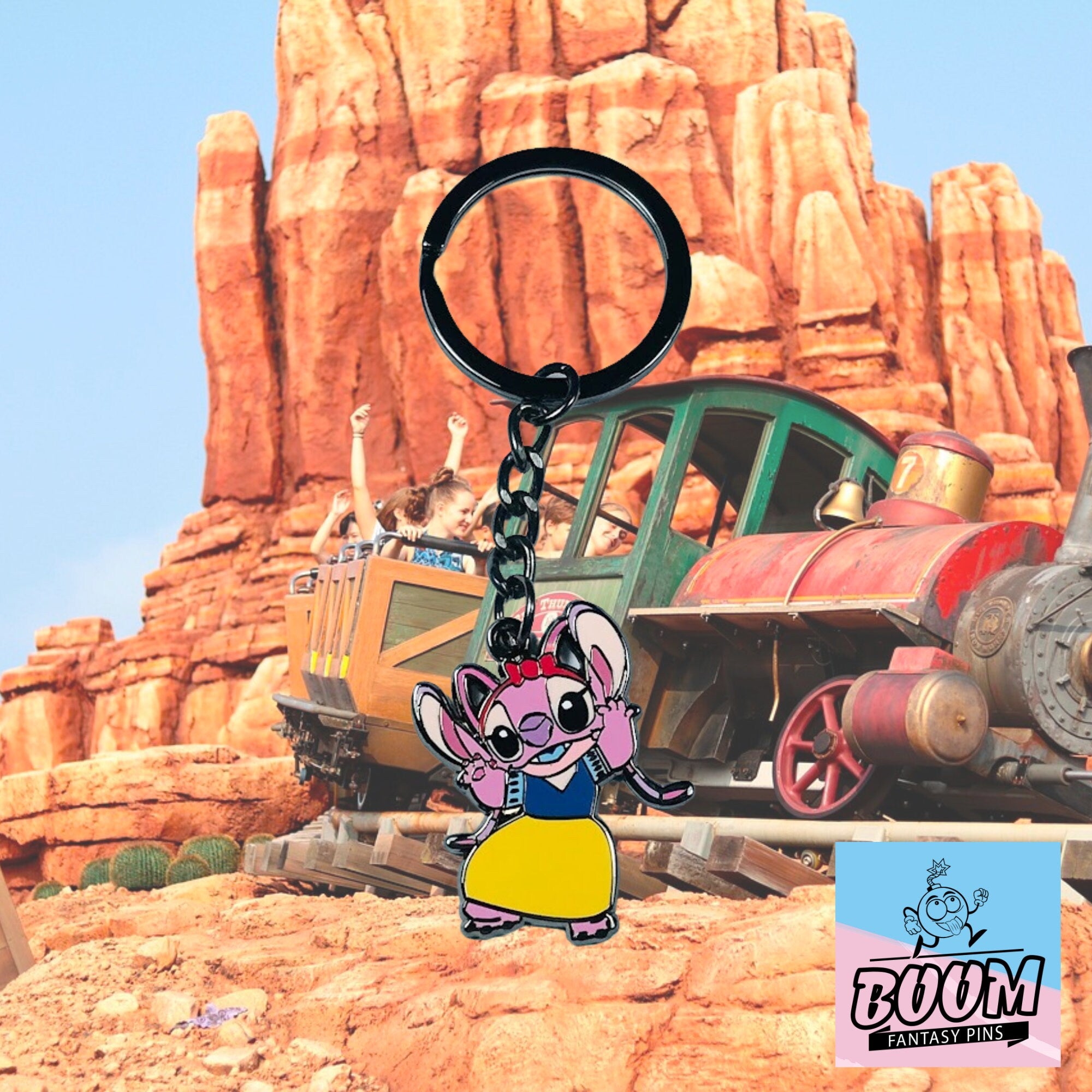 Llavero – Ángel como Blancanieves de Lilo y Stitch – Disney Fantasy