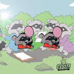 Cufflinks – Raccoon from Robin Hood – Disney Fantasy