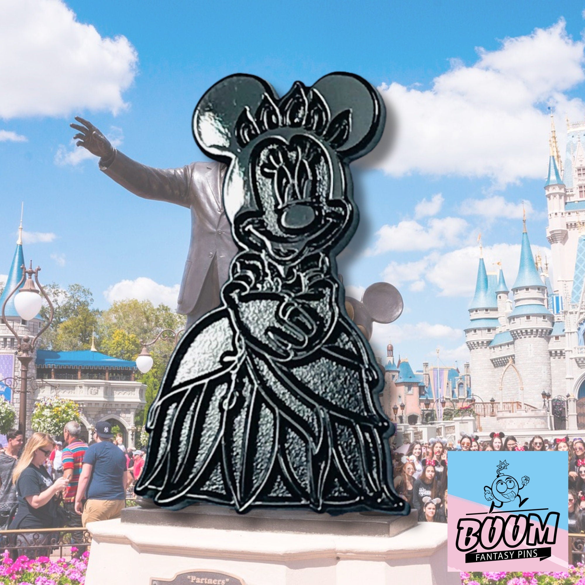Pin – Minnie Mouse como Tiana de La Bella y la Bestia – Disney Fantasy