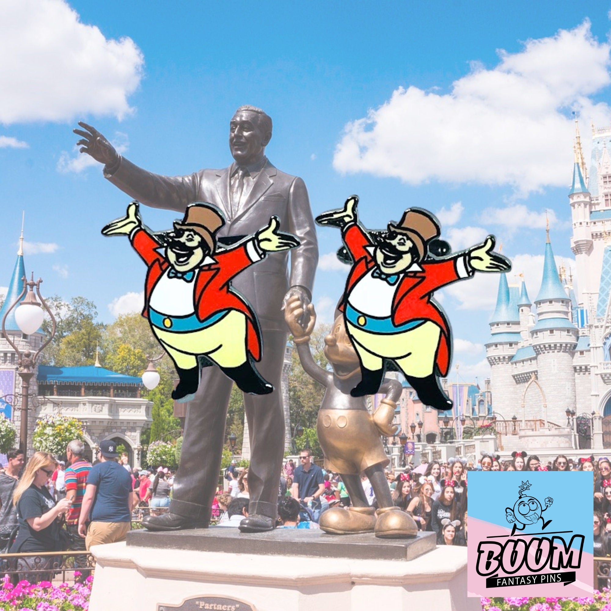 Boutons de manchette – Maître de cérémonie du film Dumbo de Disney Fantasy