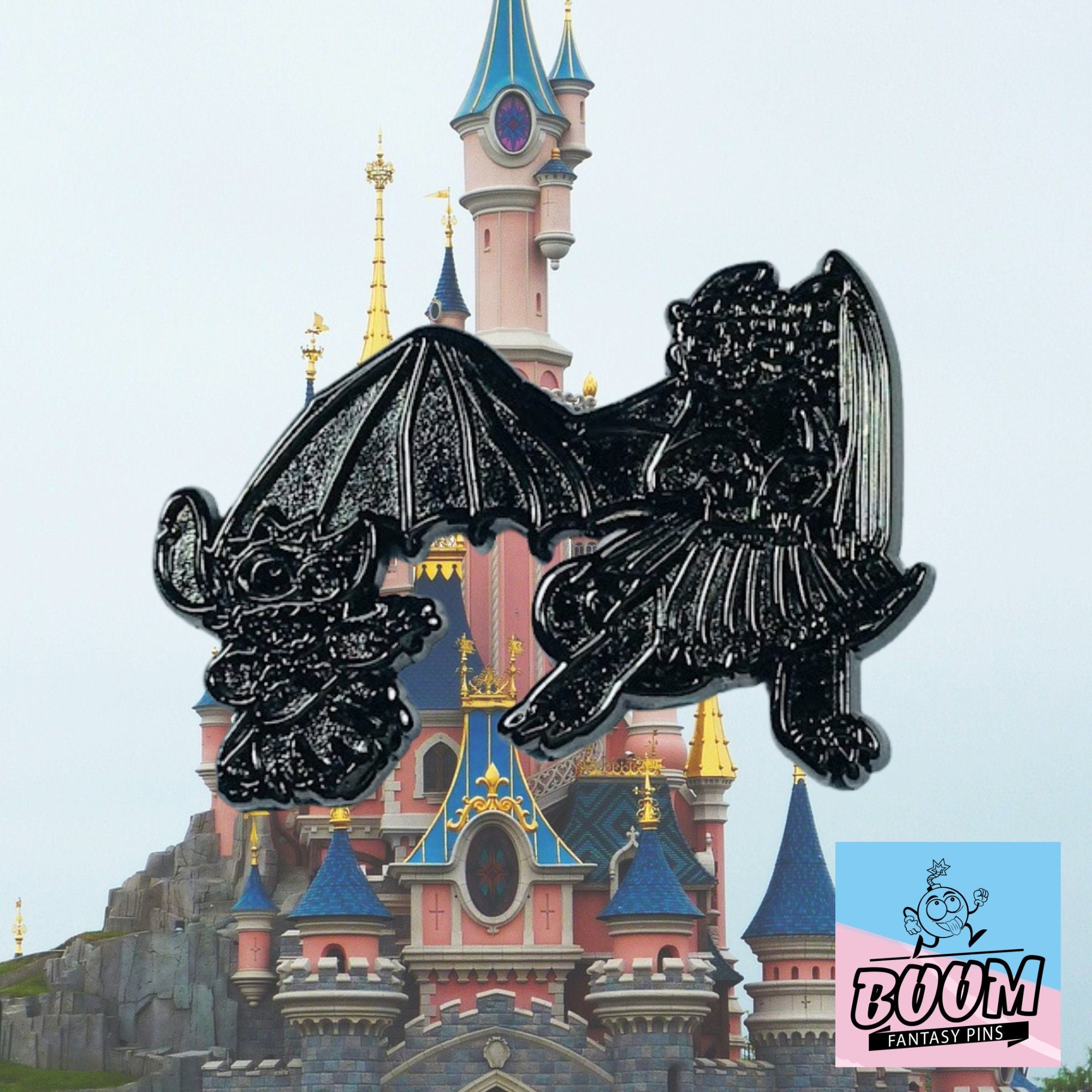 Épingle – Stitch et Krokmou de Lilo &amp; Stitch et Dragons – Disney Fantasy