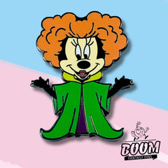 Pin's – Minnie Mouse en Winifred Sanderson du film Hocus Pocus – Disney Fantasy