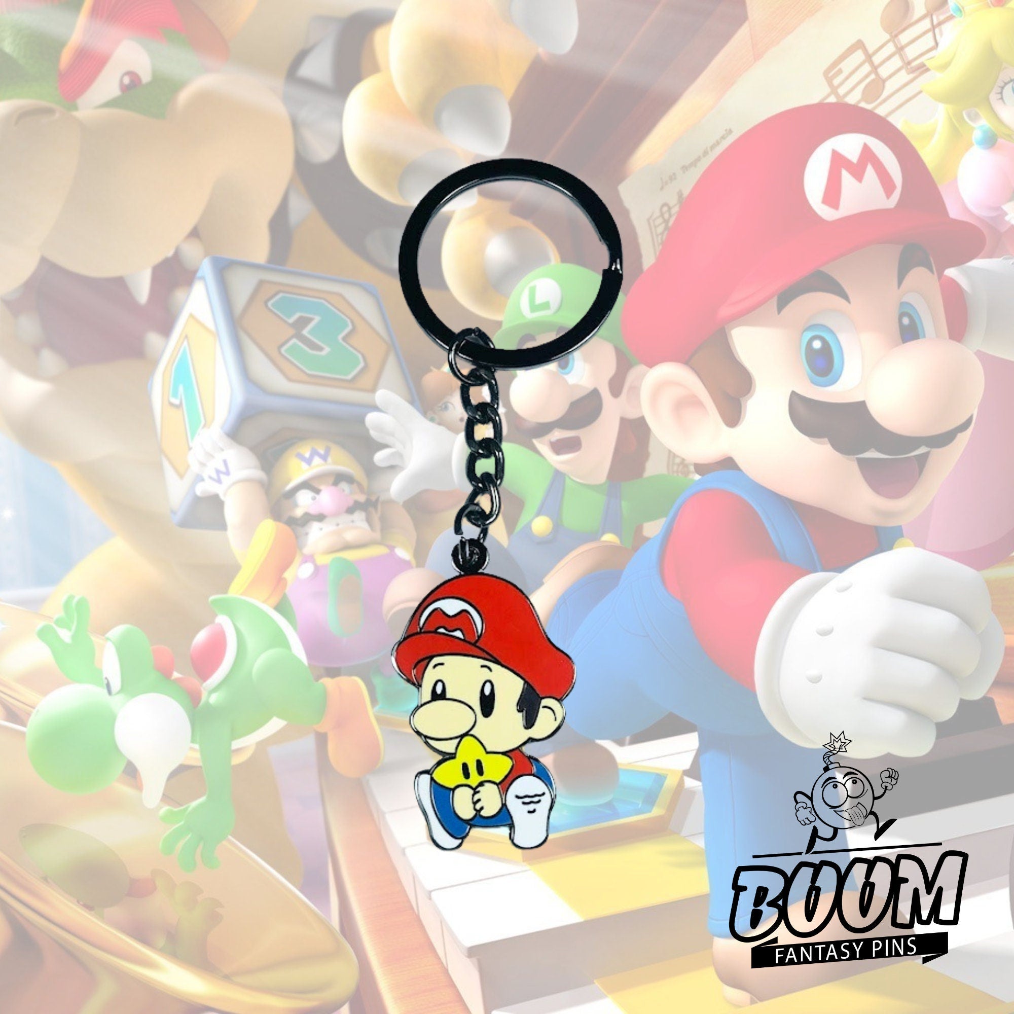 Keychain – Mario from Super Mario Bros – Nintendo Franchise
