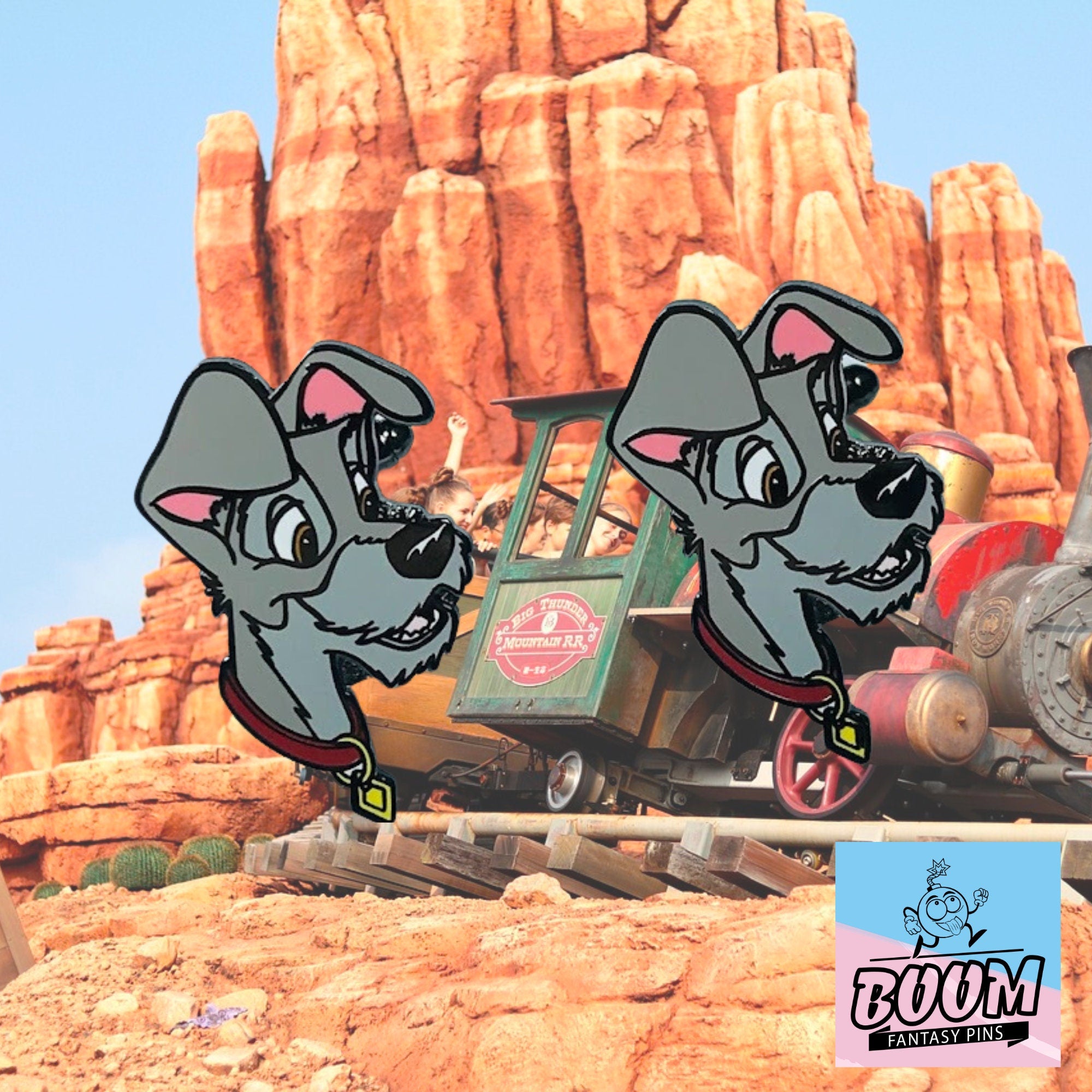 Boutons de manchette – Clochard de La Belle et le Clochard – Disney Fantasy