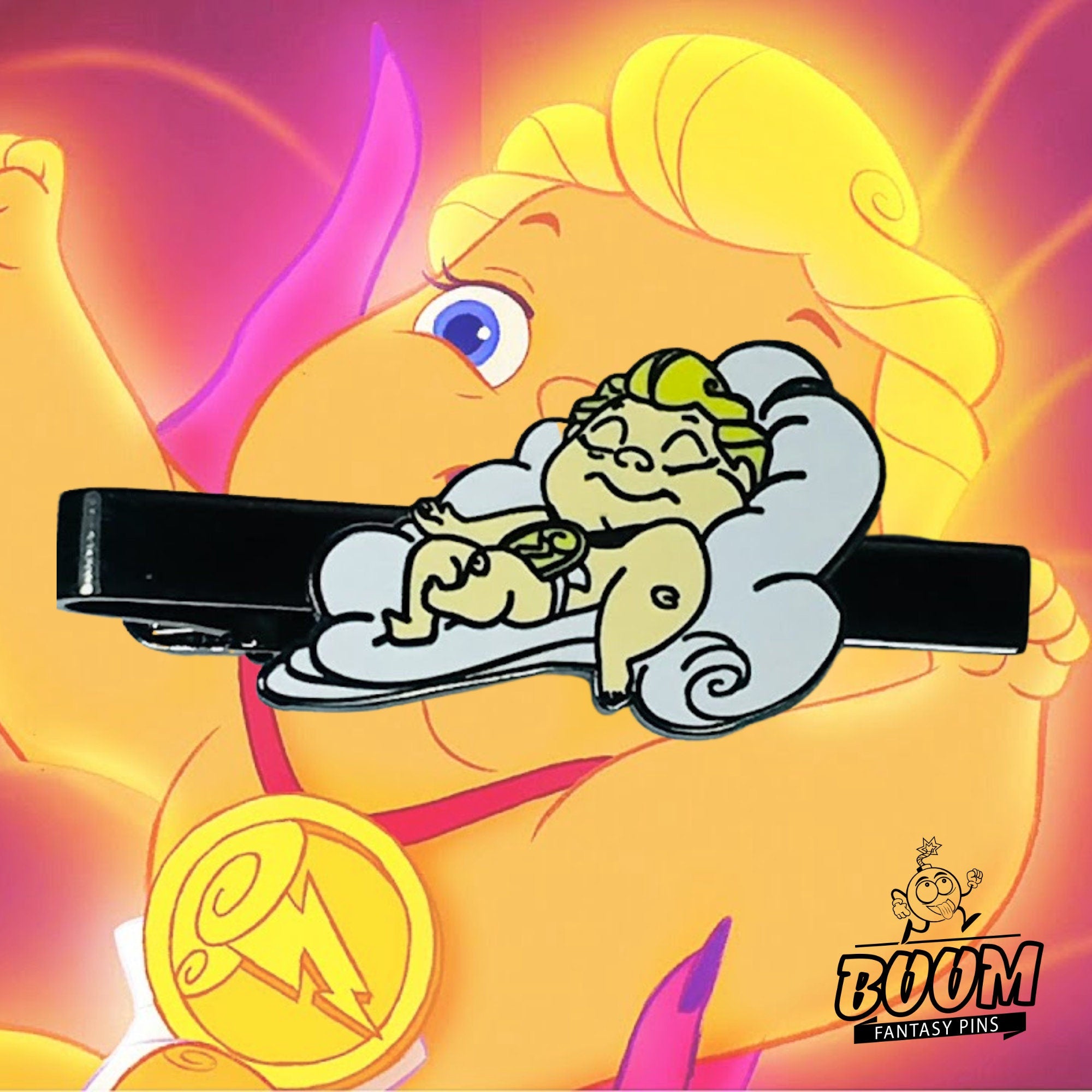 Pinza de corbata – Zeus niño durmiendo de Hércules – Disney Fantasy