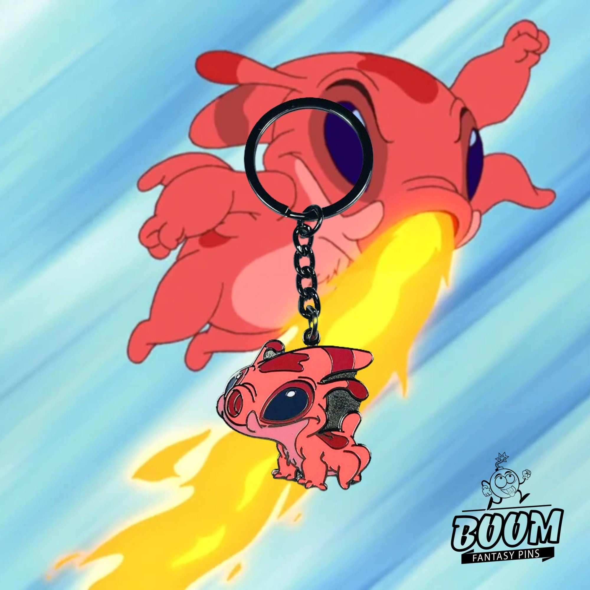 Llavero – Experimento 619 Splodyhead de Lilo y Stitch – Disney Fantasy