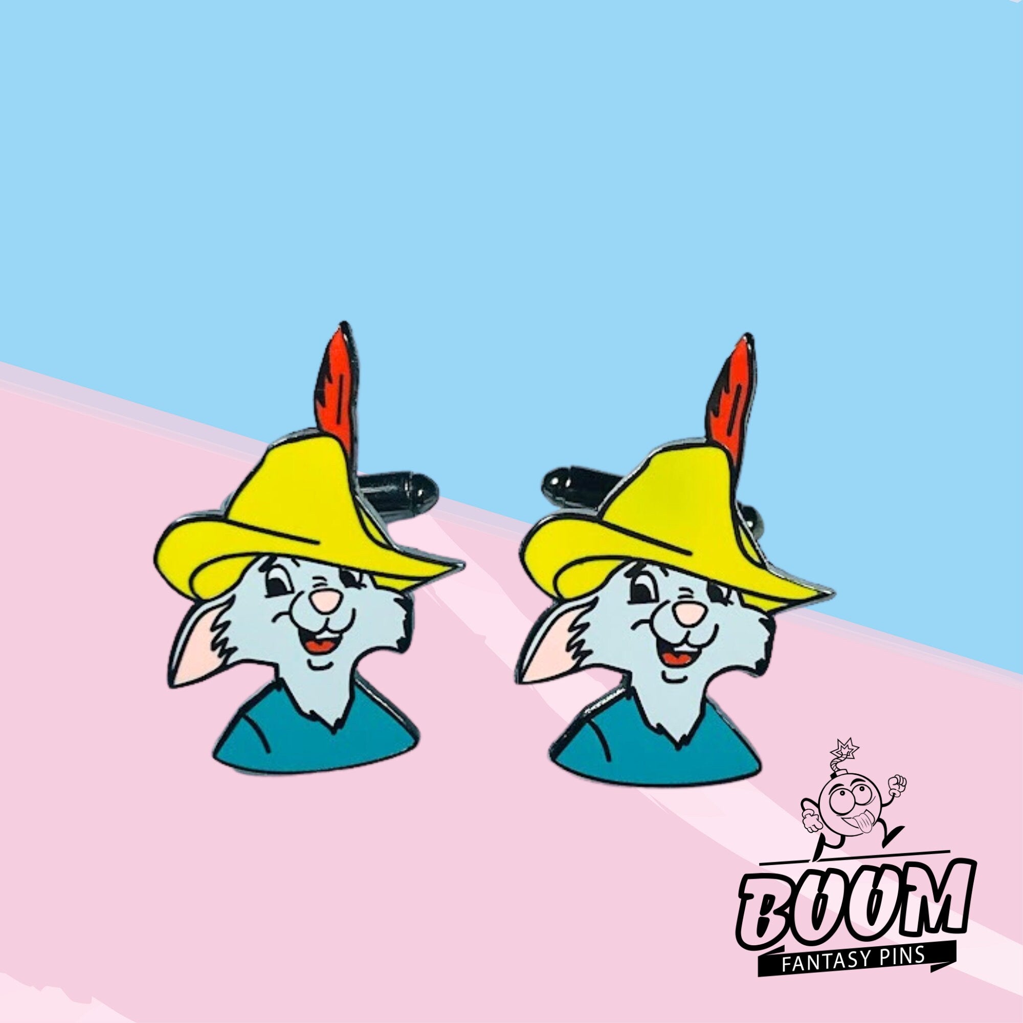 Cufflinks – Skippy Rabbit from Robin Hood – Disney Fantasy