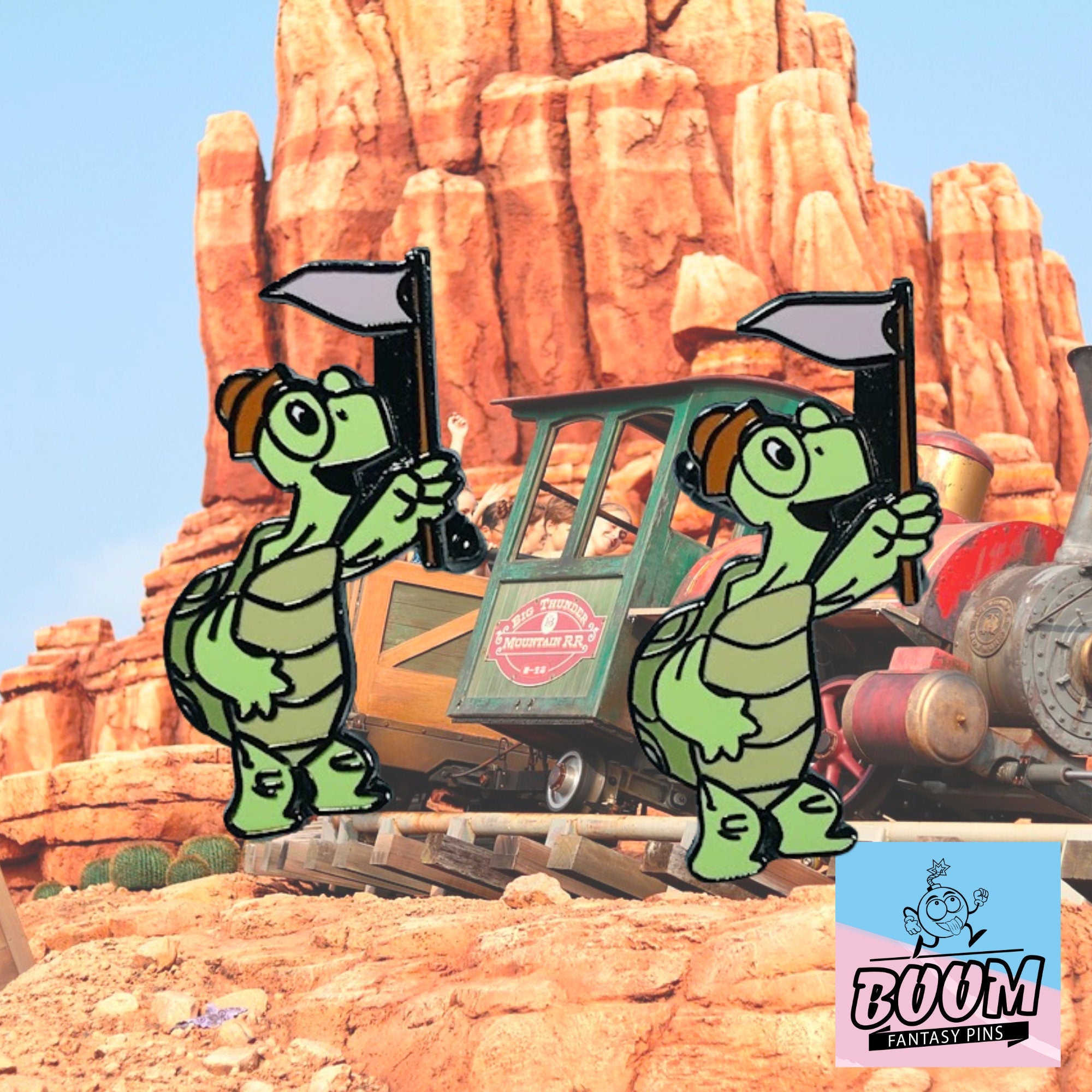 Cufflinks – Toby Turtle from Robin Hood – Disney Fantasy