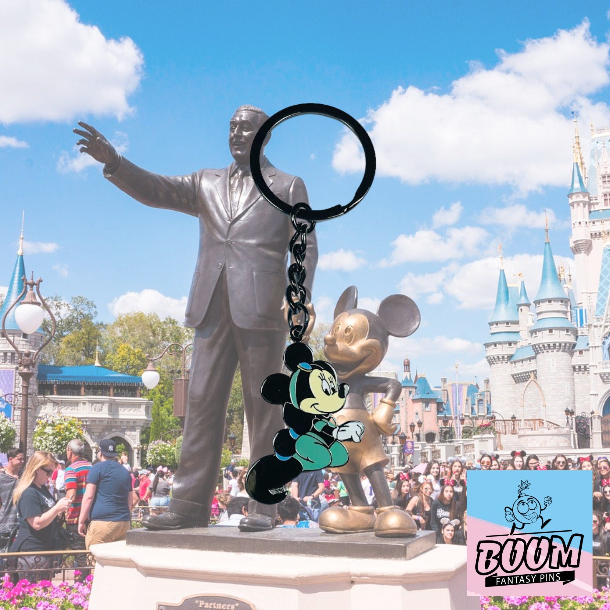 Porte-clés – Minnie Mouse en Jasmine d'Aladdin – Disney Fantasy