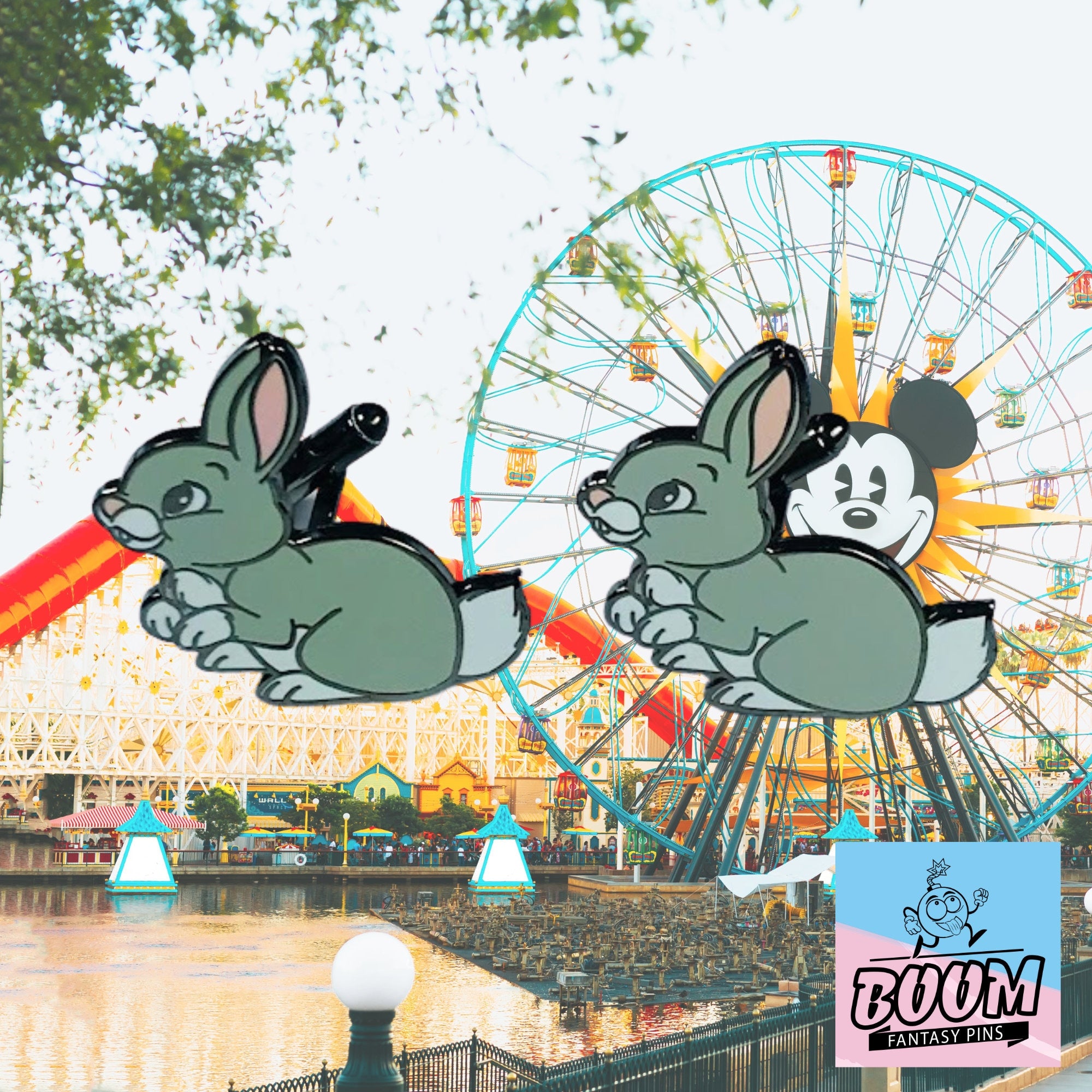 Boutons de manchette – Lapin de Blanche-Neige et les Sept Nains – Disney Fantasy