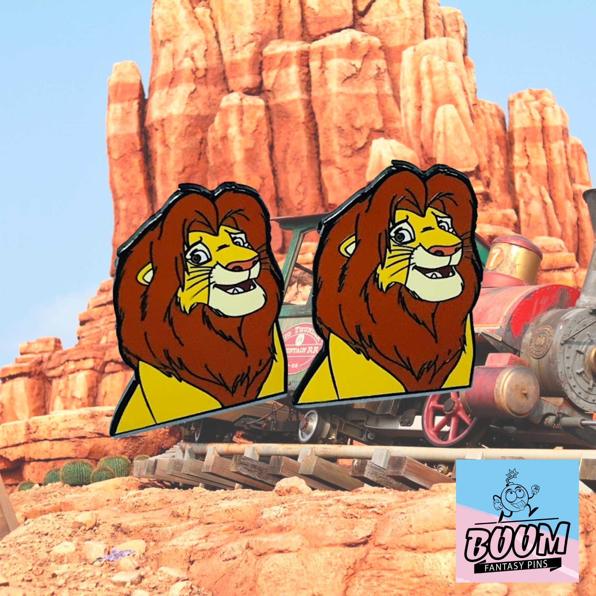 Boutons de manchette – Mufasa du Roi Lion – Disney Fantasy