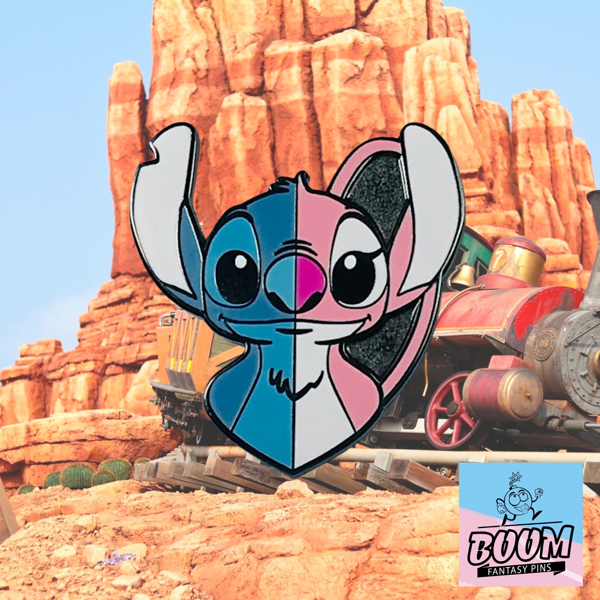 Pin – Stitch y Ángel de Lilo y Stitch – Disney Fantasy