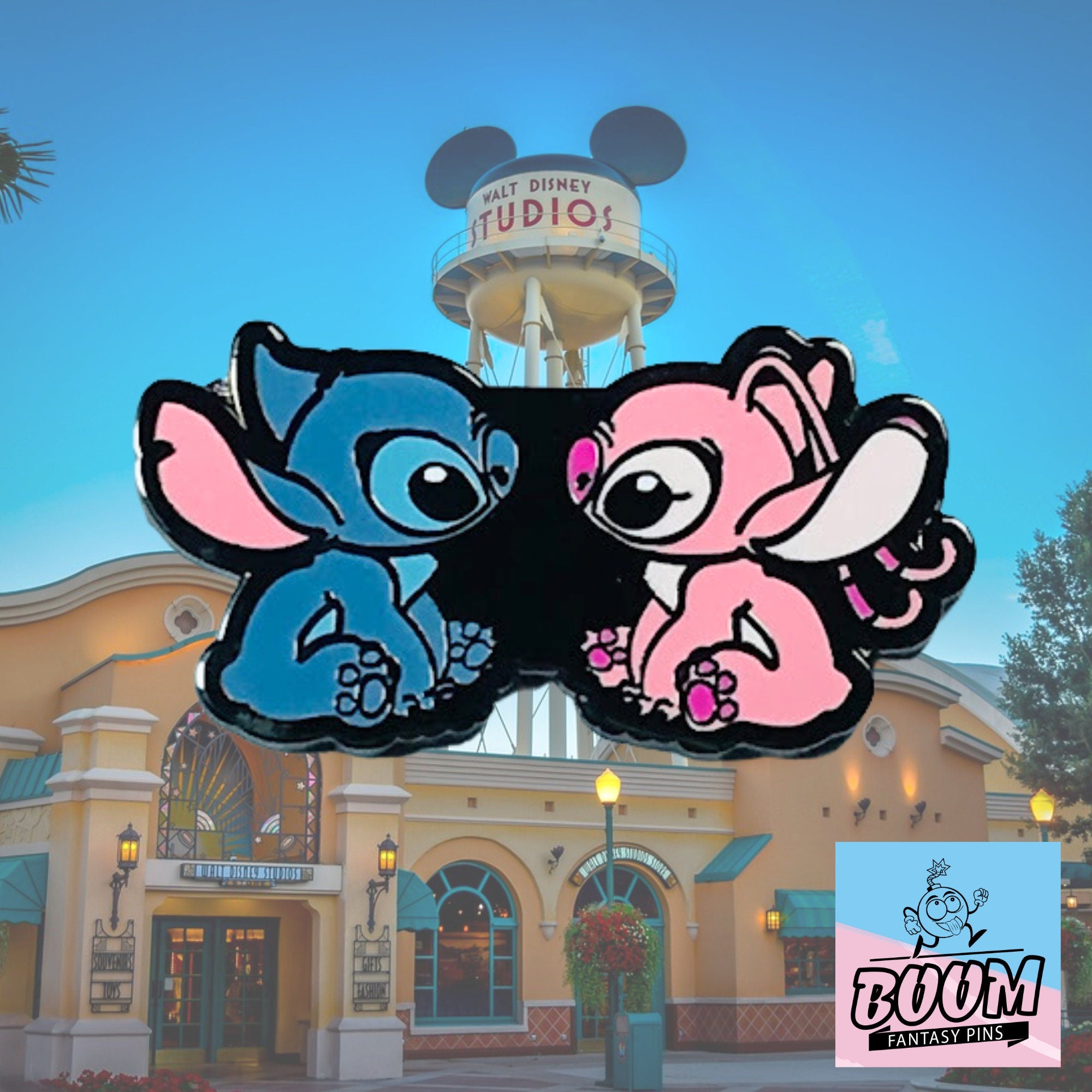 Pin – Stitch y Ángel de Lilo &amp; Stitch – Disney Fantasy