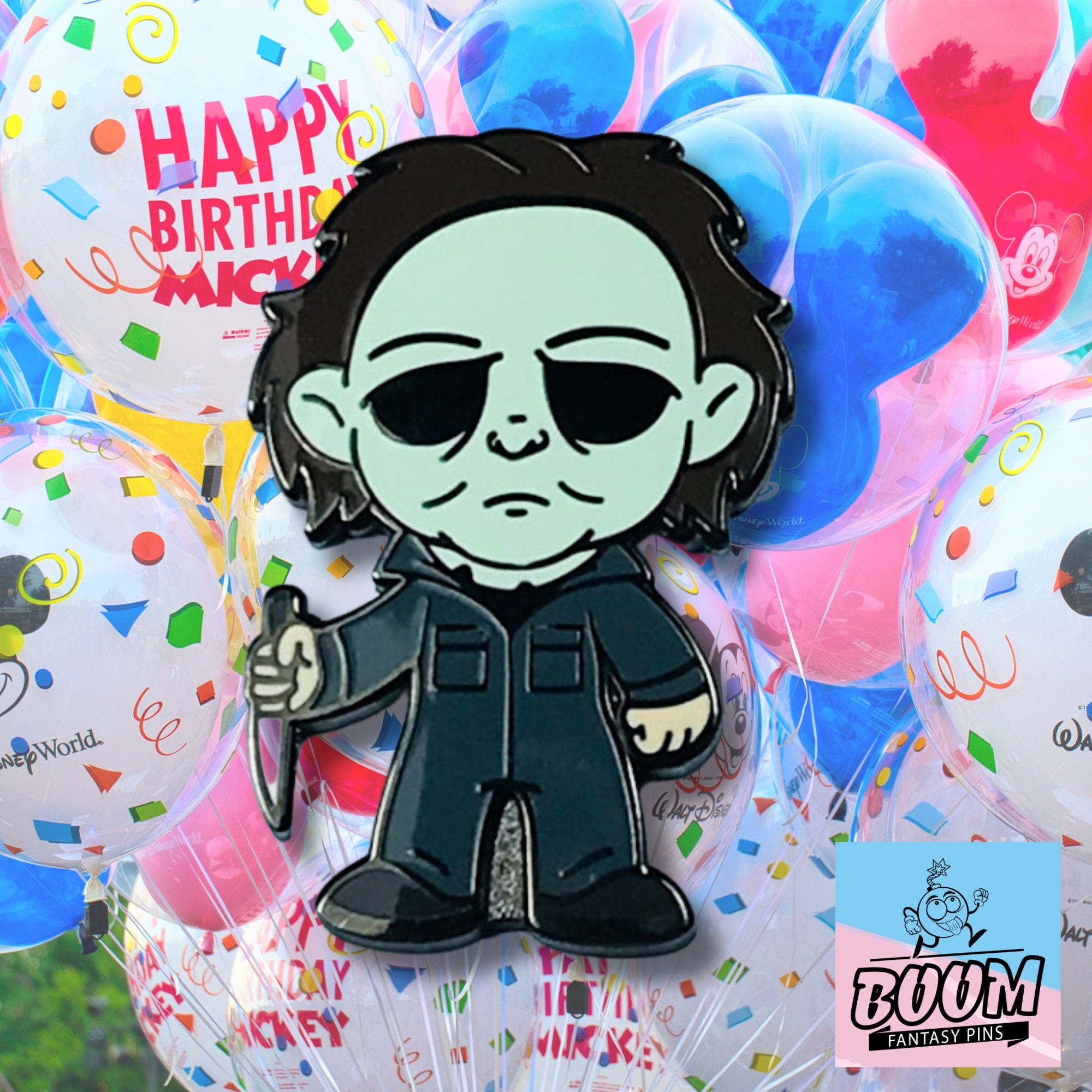 Pin de Michael Myers de Halloween – Franquicia de terror