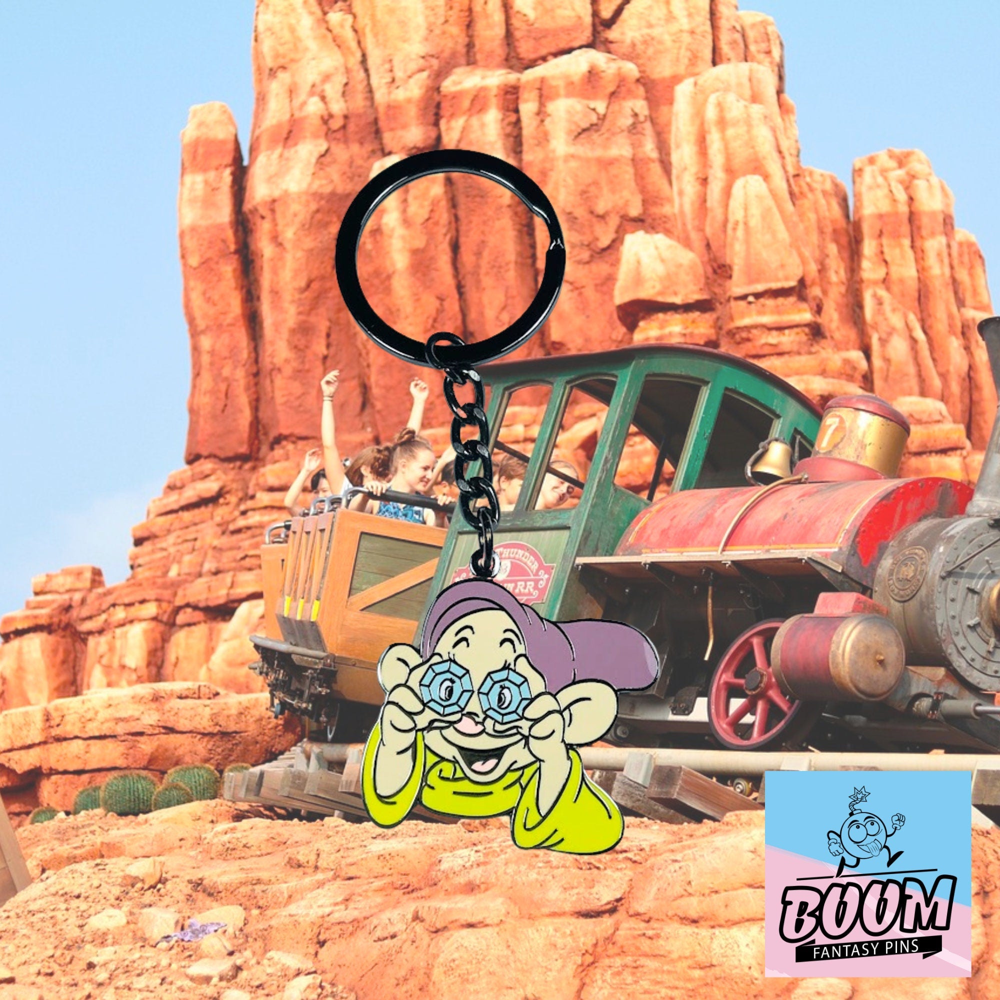 Llavero – Mudito de Blancanieves y los siete enanitos – Disney Fantasy