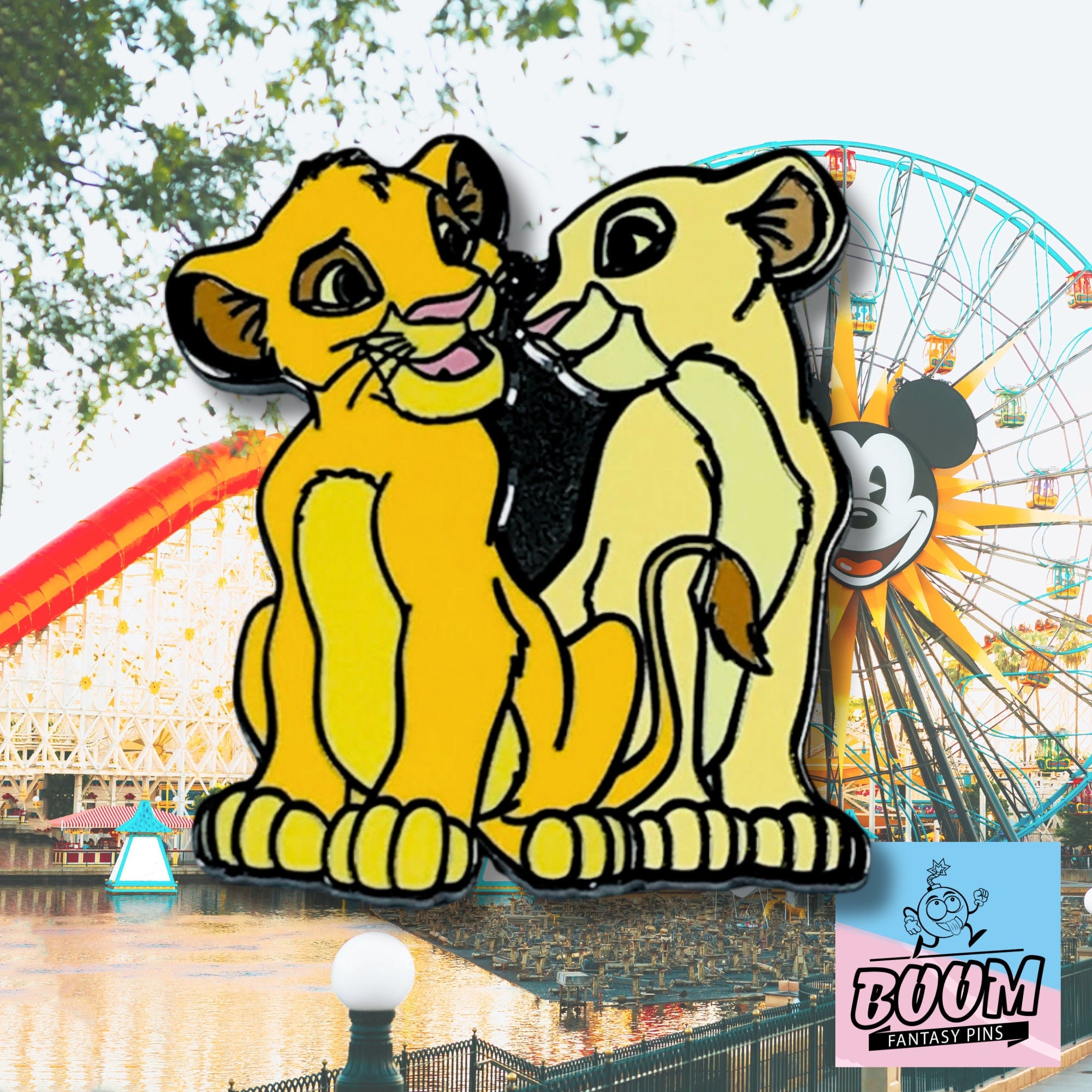 Pin – Simba y Nala de El Rey León – Disney Fantasy