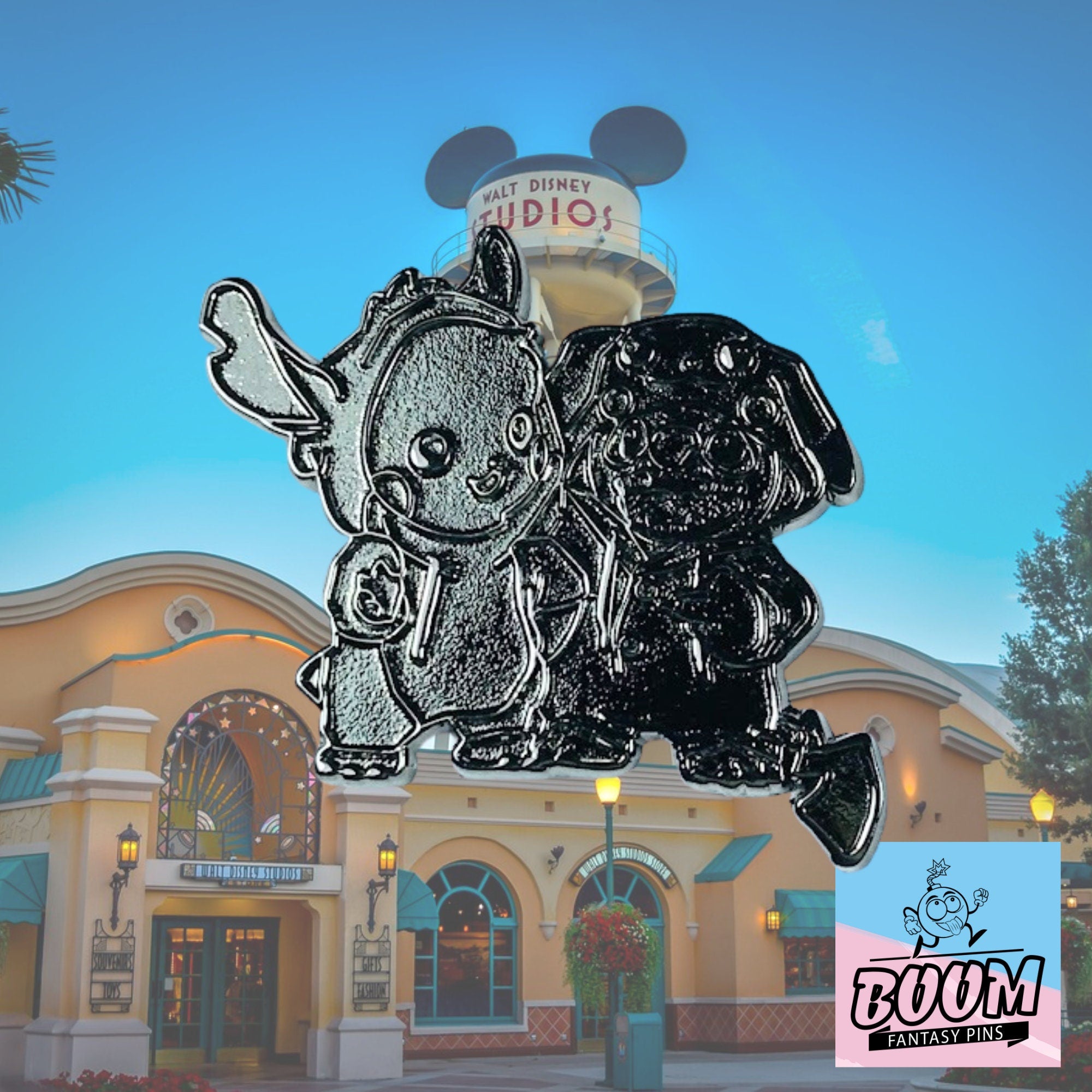 Test d'épingle - Winnie l'Ourson avec Stitch de Lilo &amp; Stitch - Disney Fantasy