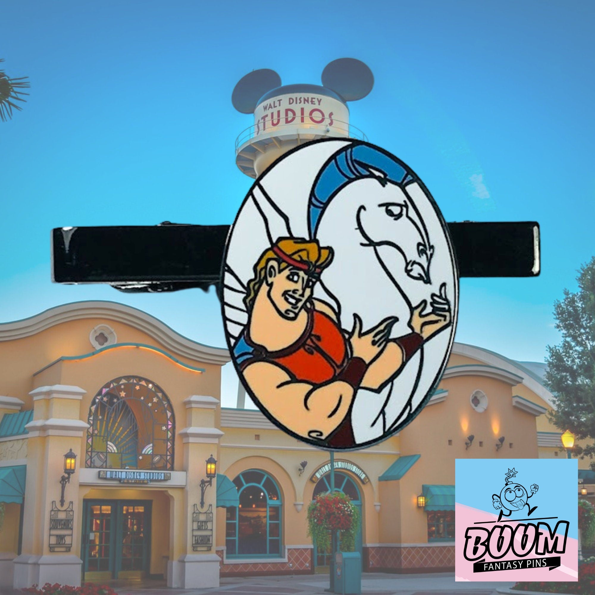 Pinza de corbata – Hércules y Pegaso de Hércules – Disney Fantasy