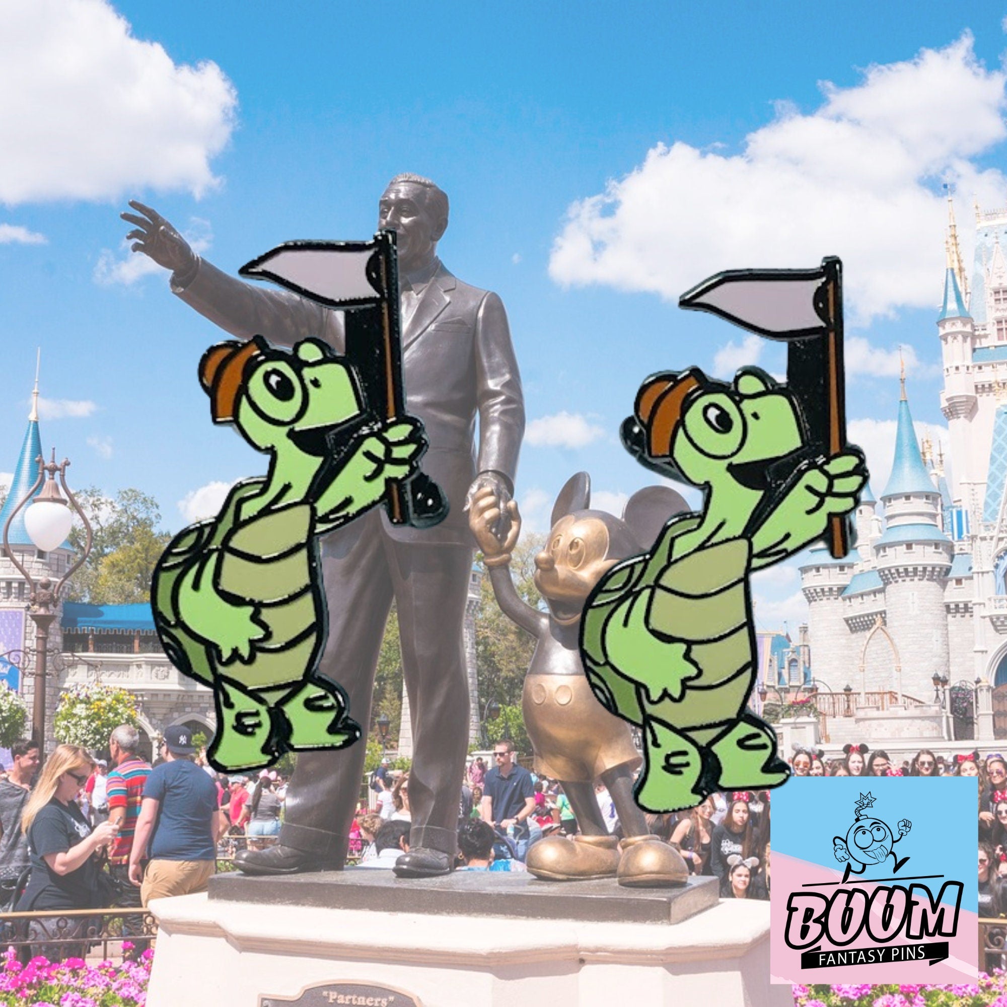 Cufflinks – Toby Turtle from Robin Hood – Disney Fantasy