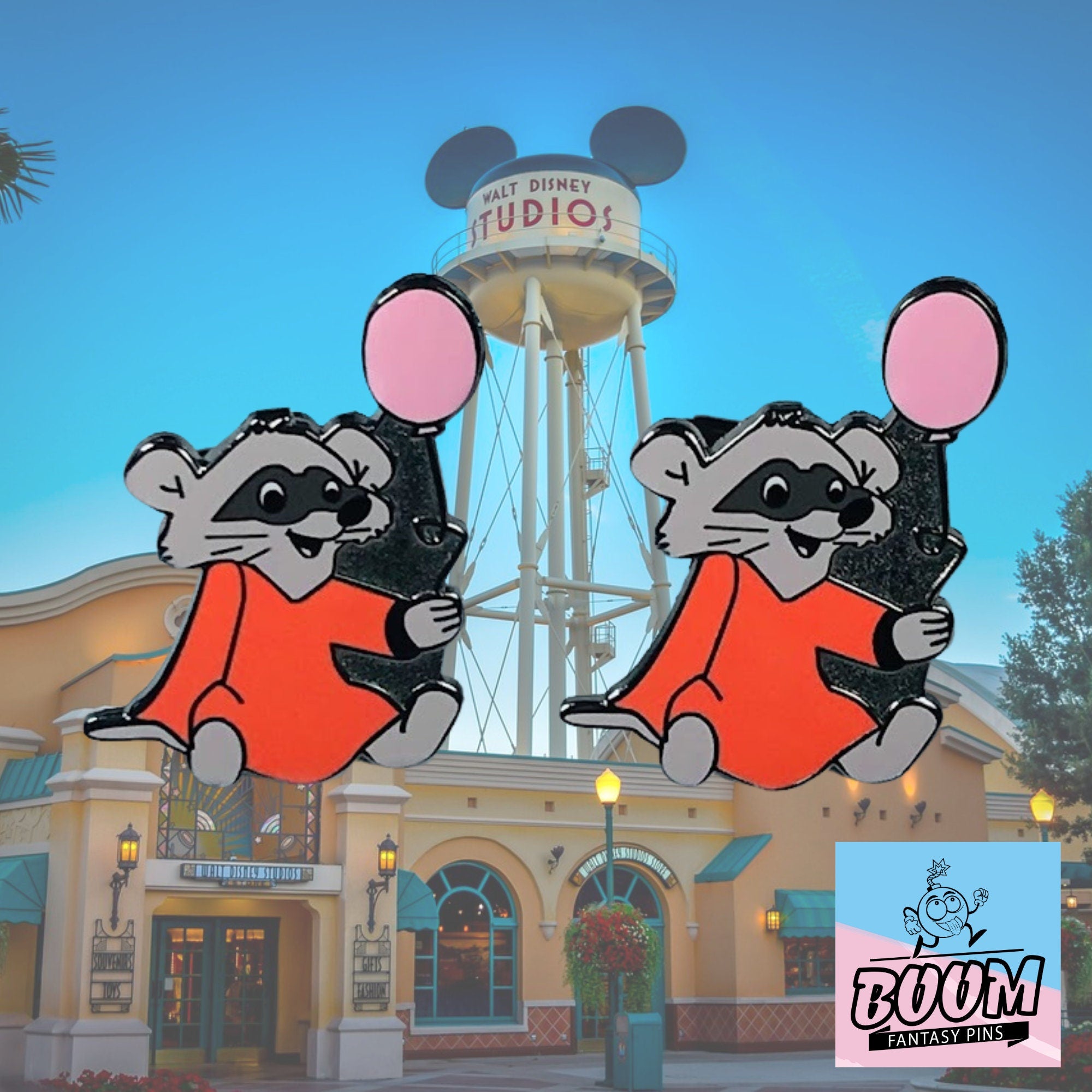 Cufflinks – Raccoon Robin Hood from Robin Hood – Disney Fantasy