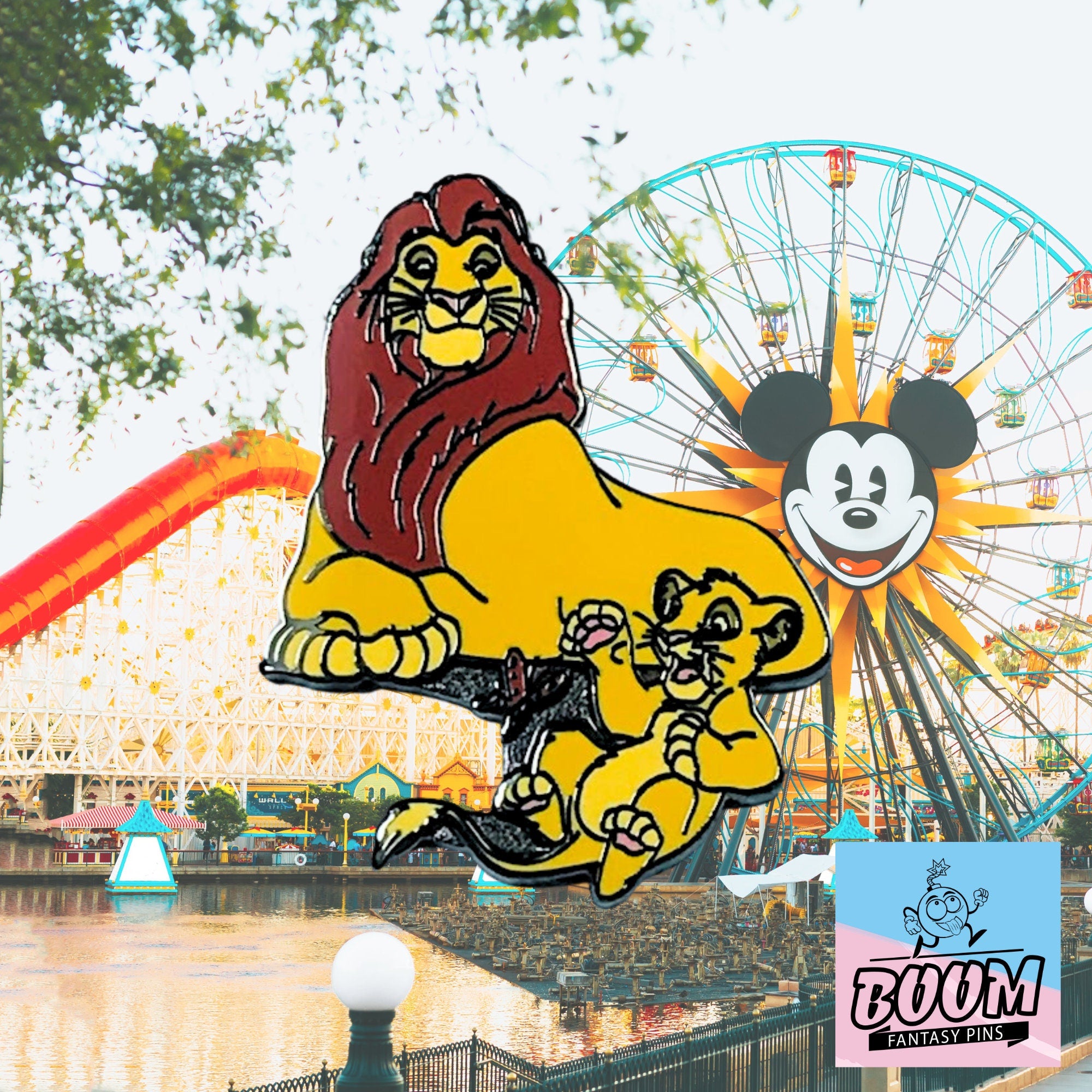Pin – Mufasa y Simba de El Rey León – Disney Fantasy