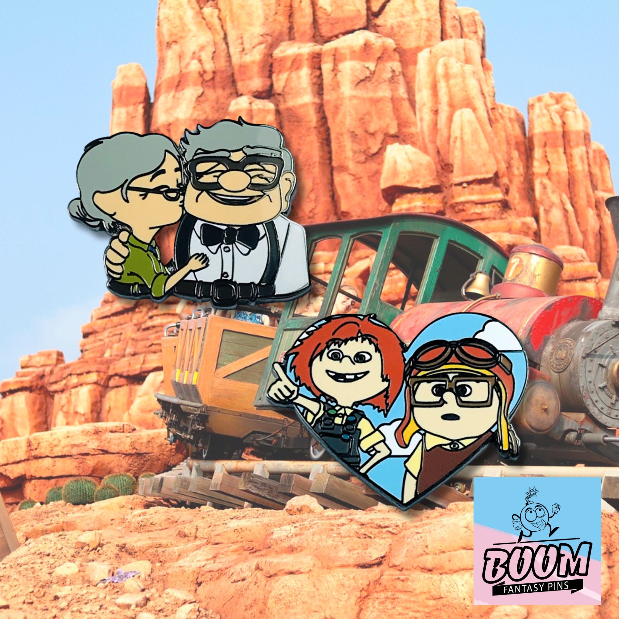 Pin – Carl Fredricksen y Ellie Fredricksen de Up – Disney Fantasy