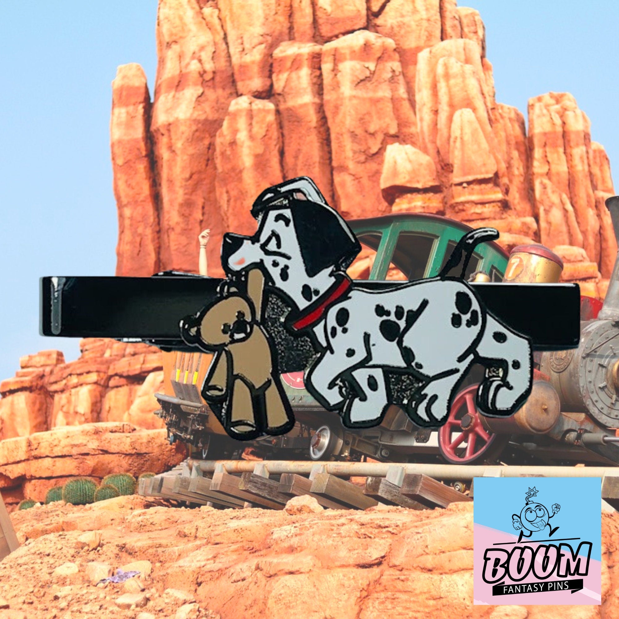 Pinza de corbata – Parche y osito de 101 Dálmatas – Disney Fantasy