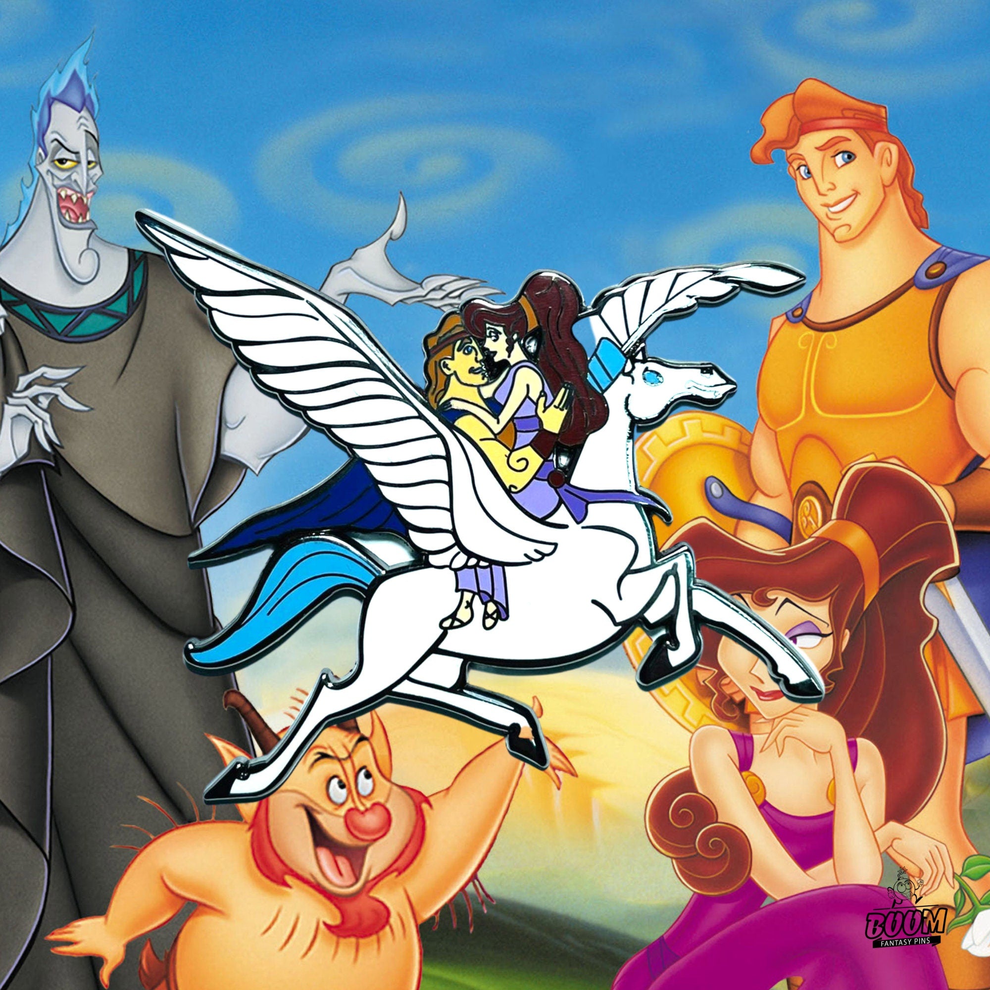 Pin – Hércules y Megara de Hércules – Disney Fantasy