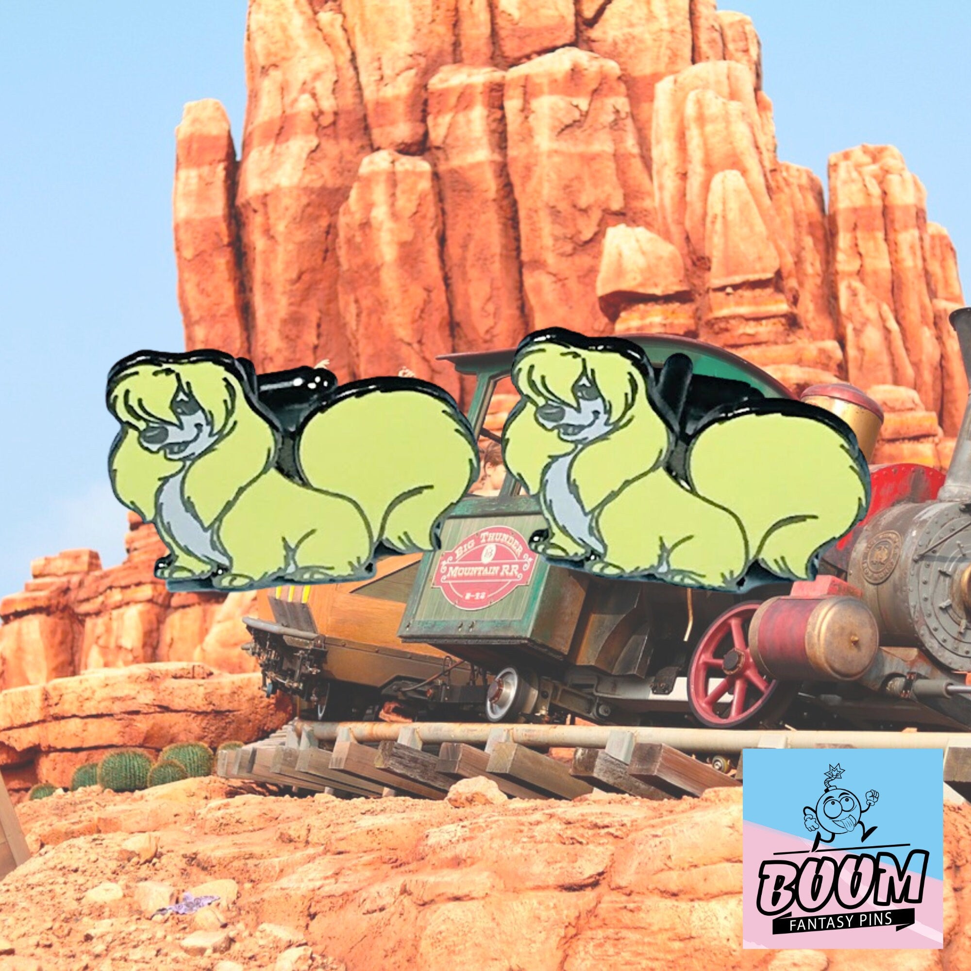 Boutons de manchette – Peg de La Belle et le Clochard – Disney Fantasy