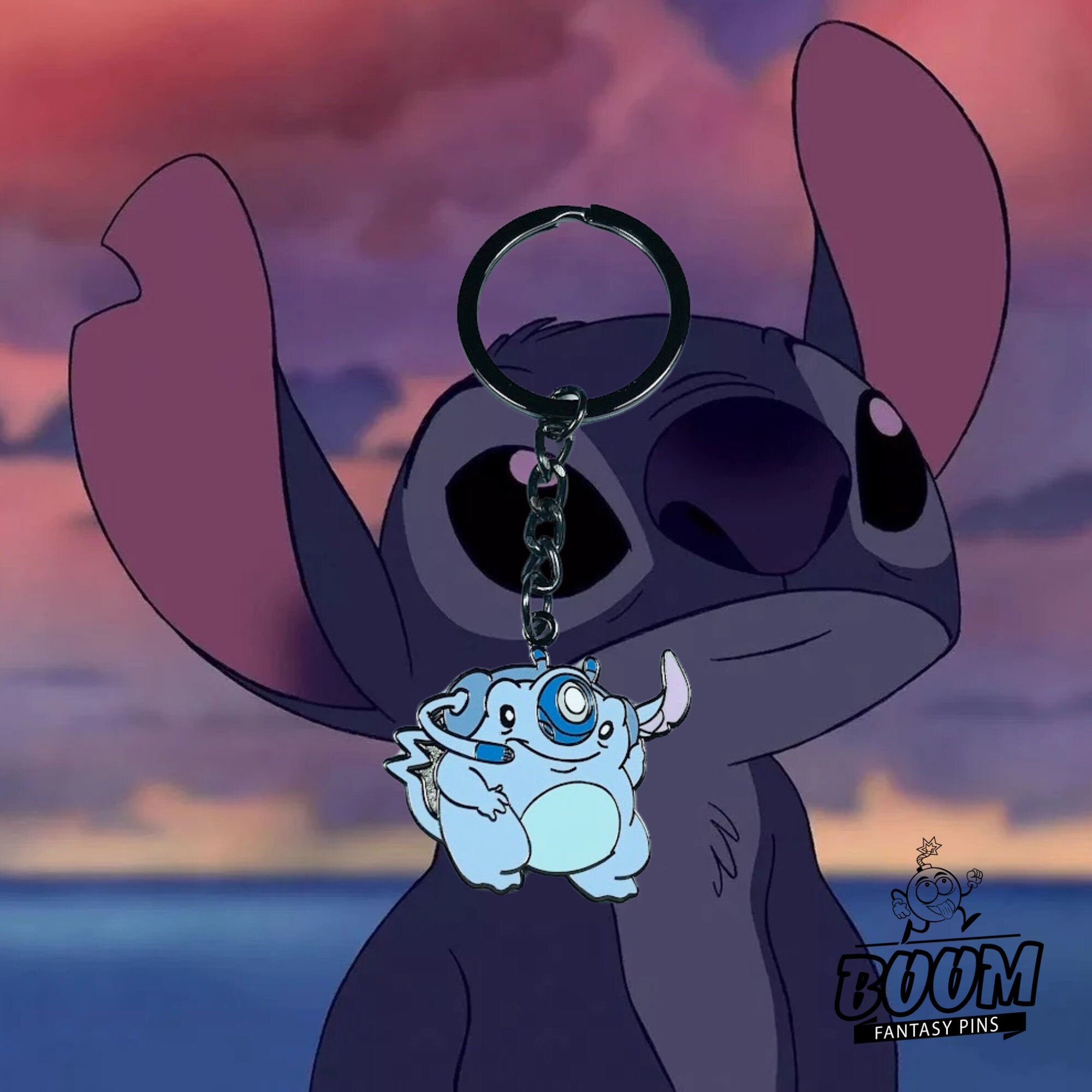 Llavero – Experimento 274 Phonehead Alexander de Lilo &amp; Stitch – Disney Fantasy