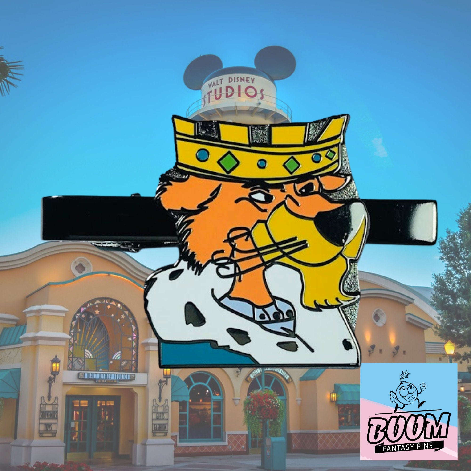 Pinza de corbata – Príncipe Juan de Robin Hood – Fantasía Disney