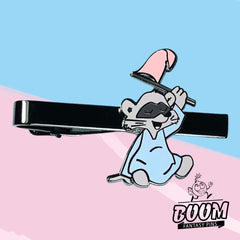 Pinza de corbata – Mapache de la bandera rosa de Robin Hood – Disney Fantasy